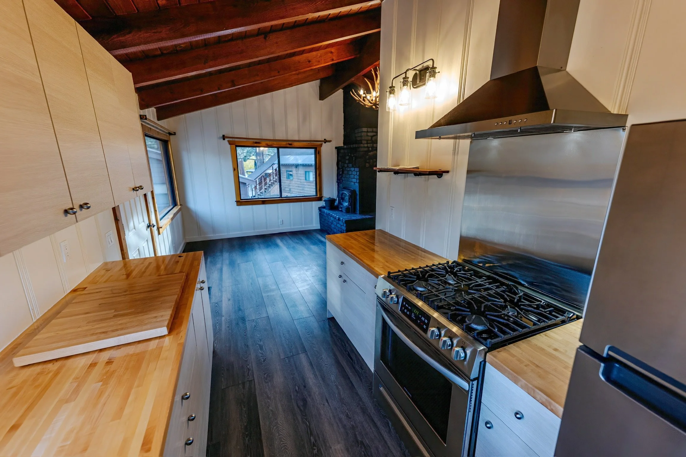 Full residential rebuild down to studs.