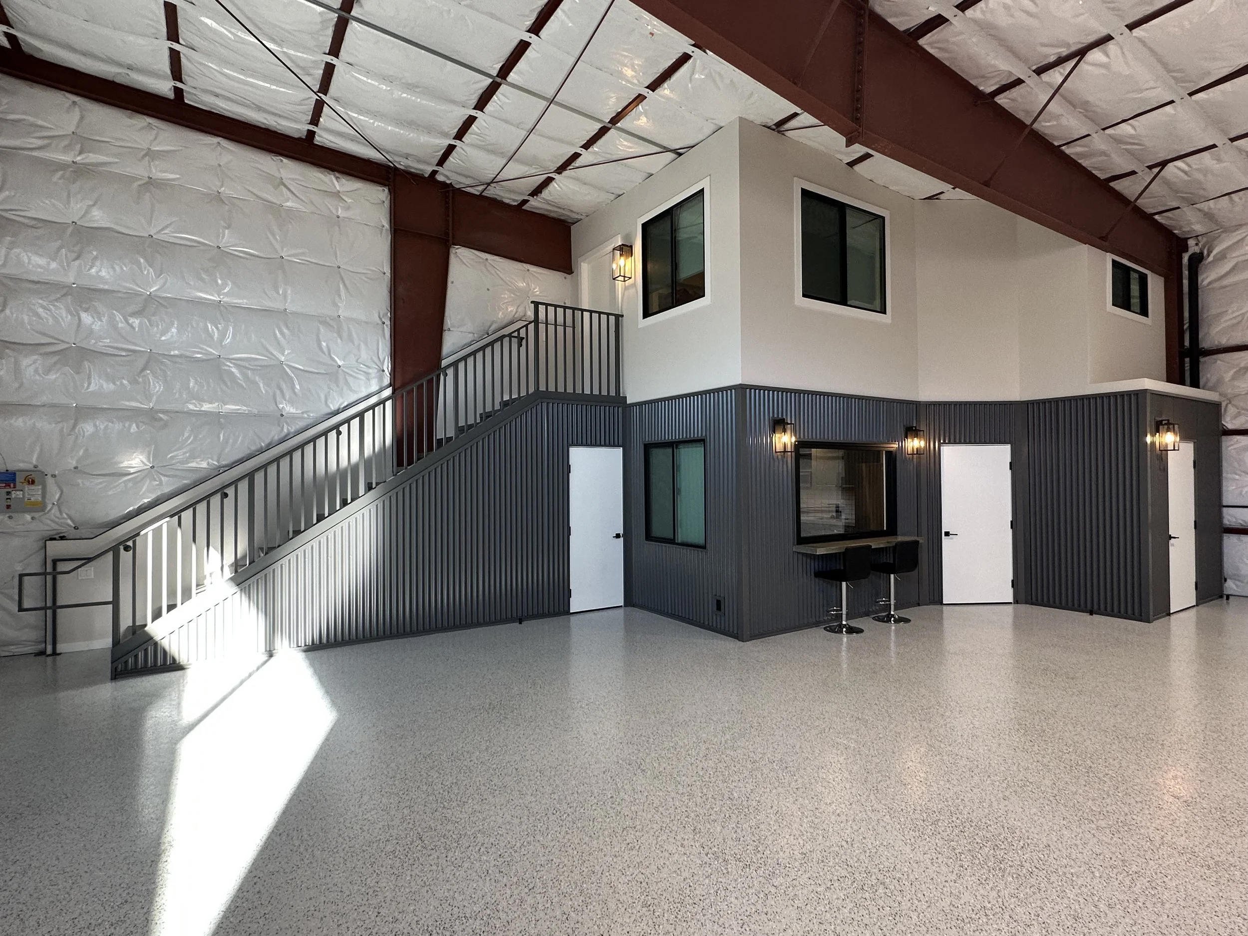 Custom hangar build-out