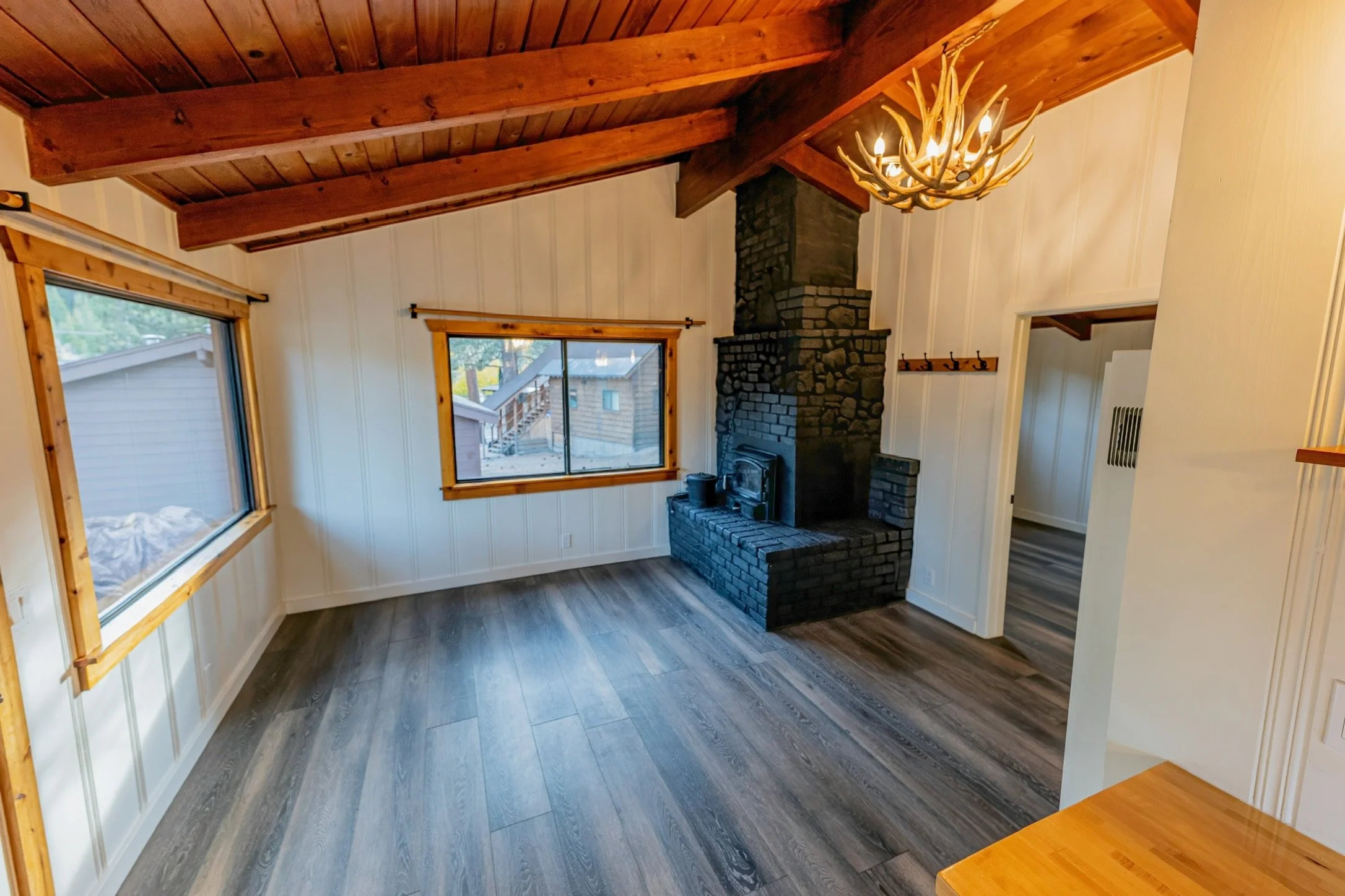 Full residential rebuild down to studs.