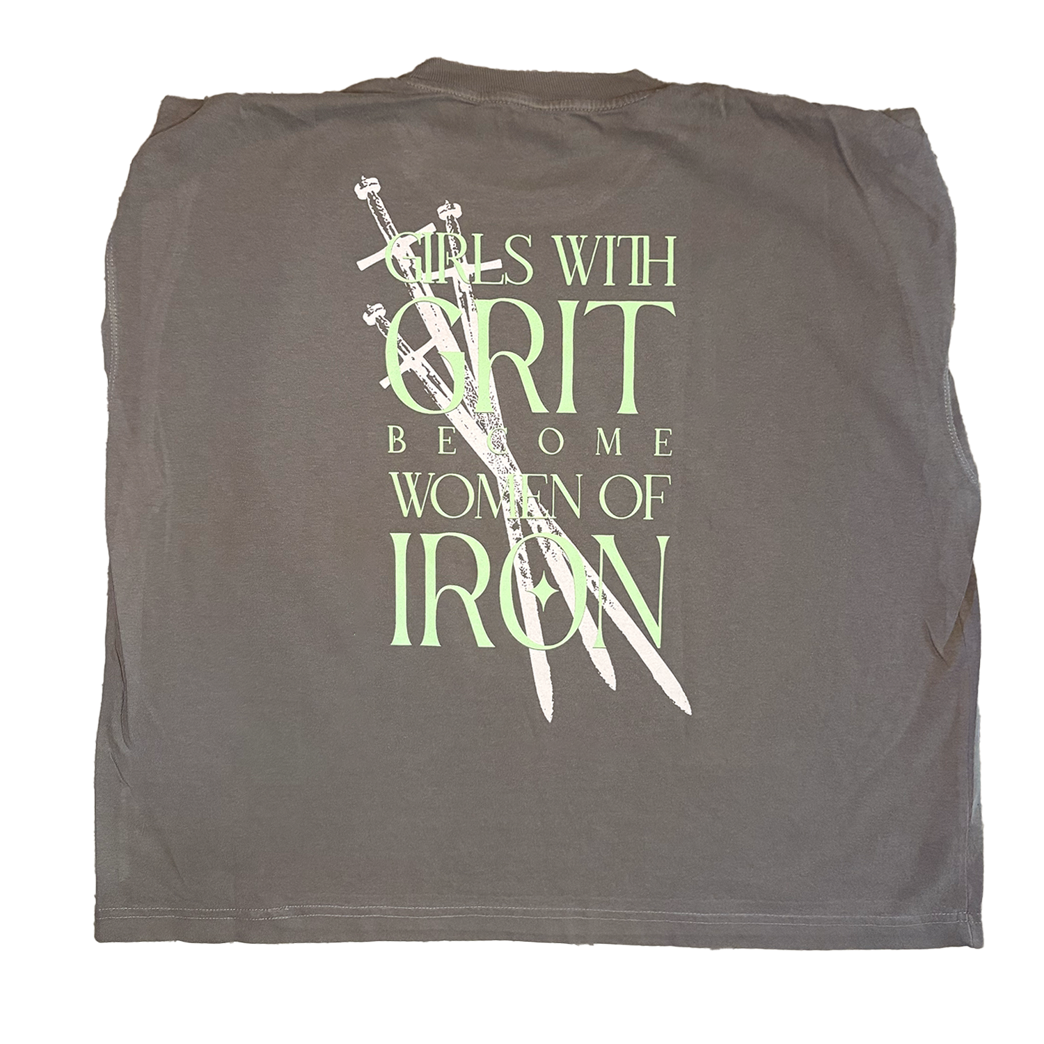 Women of Iron Crop Tee (Earth)