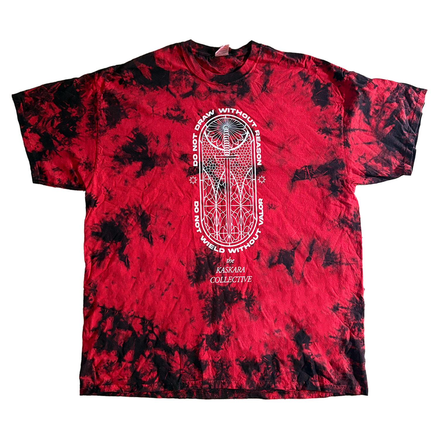 Reason & Valor Unisex Tie-Dye Pump Cover (Molten Red)