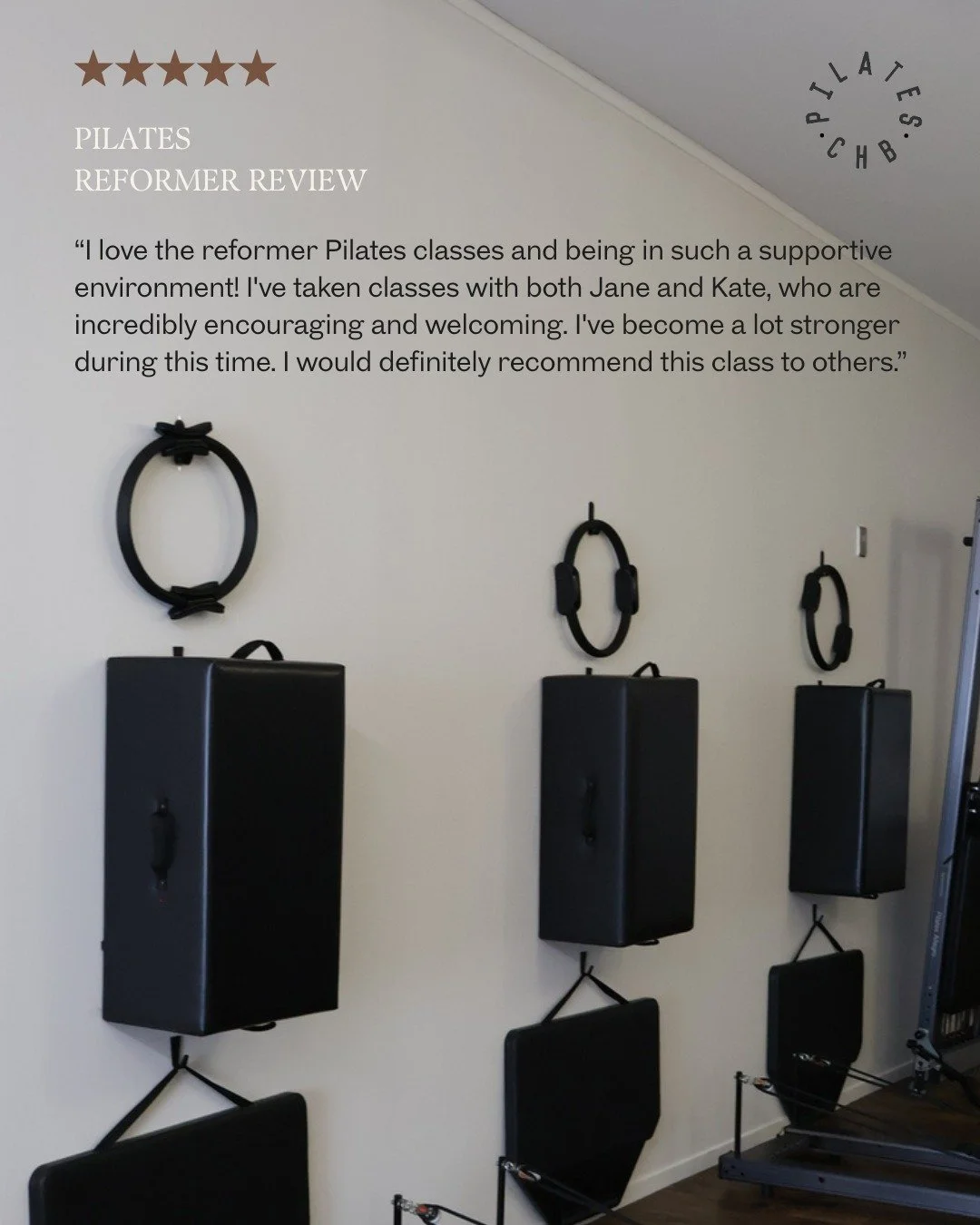 Nothing means more to us than hearing our members feel stronger, supported, and confident in their movement.

Creating a welcoming space where everyone can move, grow, and enjoy the process is what Pilates CHB is all about. 🤎