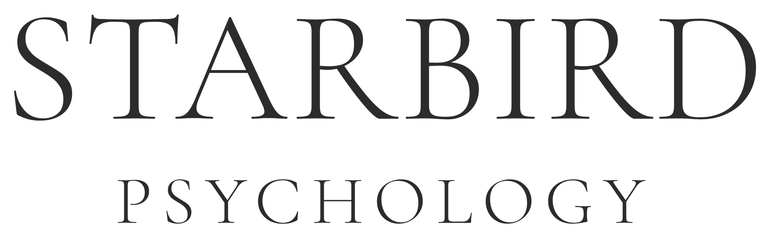 Black text on a dark background that reads 'STARTING PSYCHOLOGY' in large font.