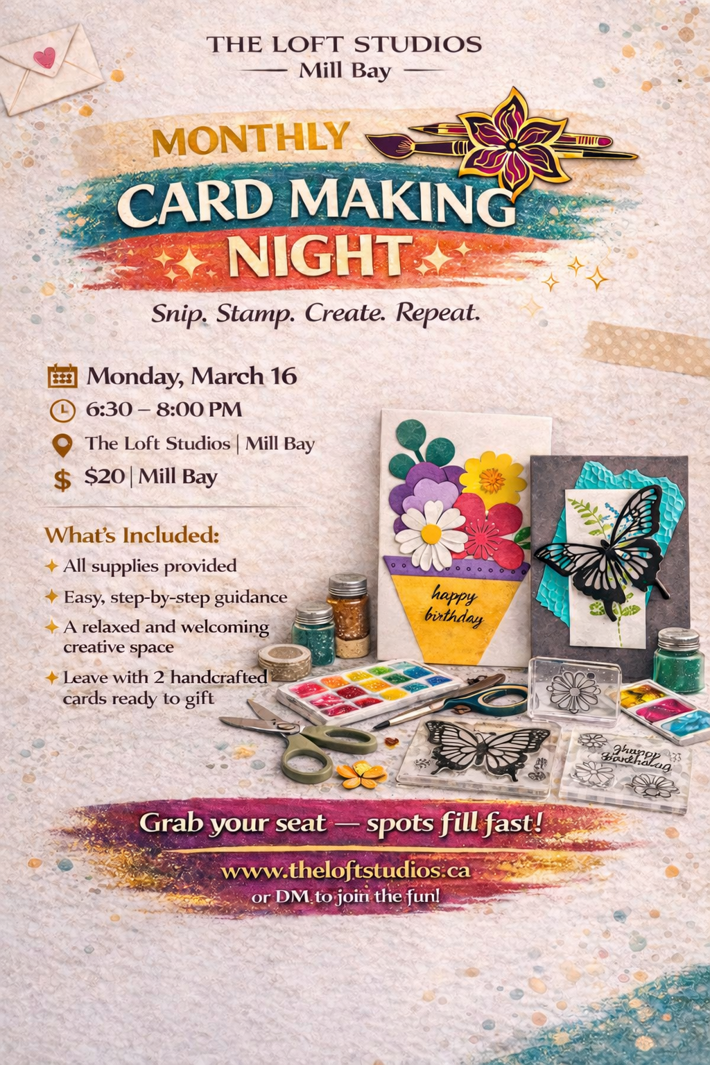 March Card Making Workshop