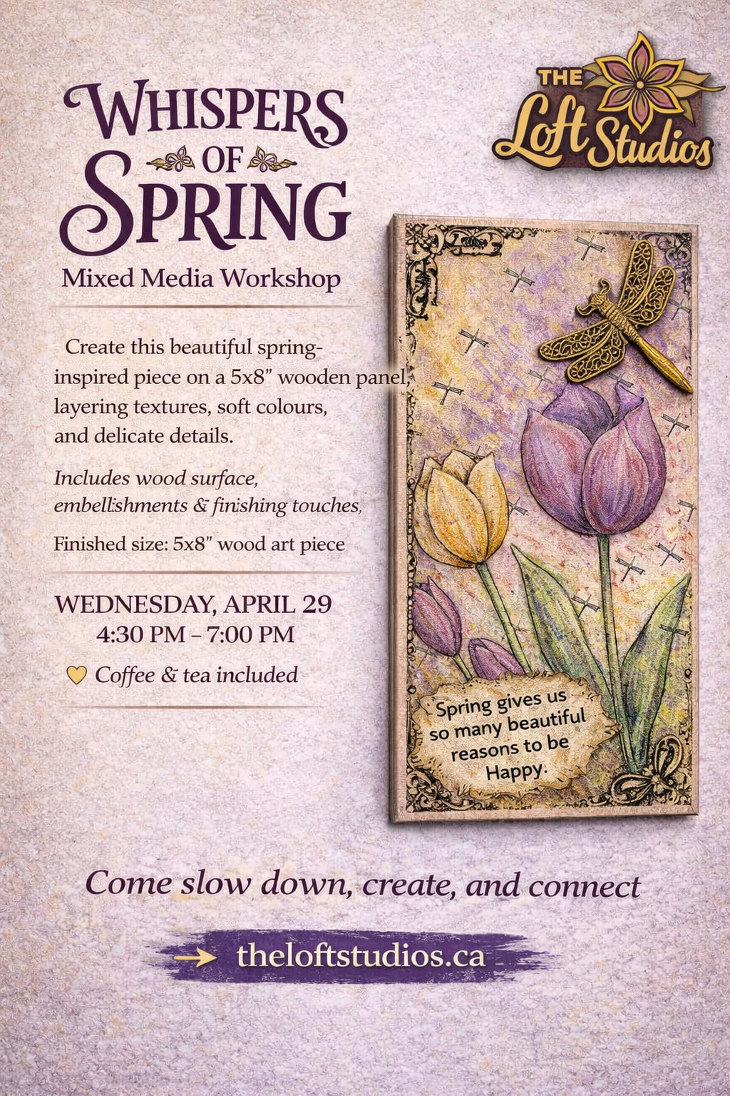 Whispers Of Spring -  Multi Media Workshop / Apr.29.26