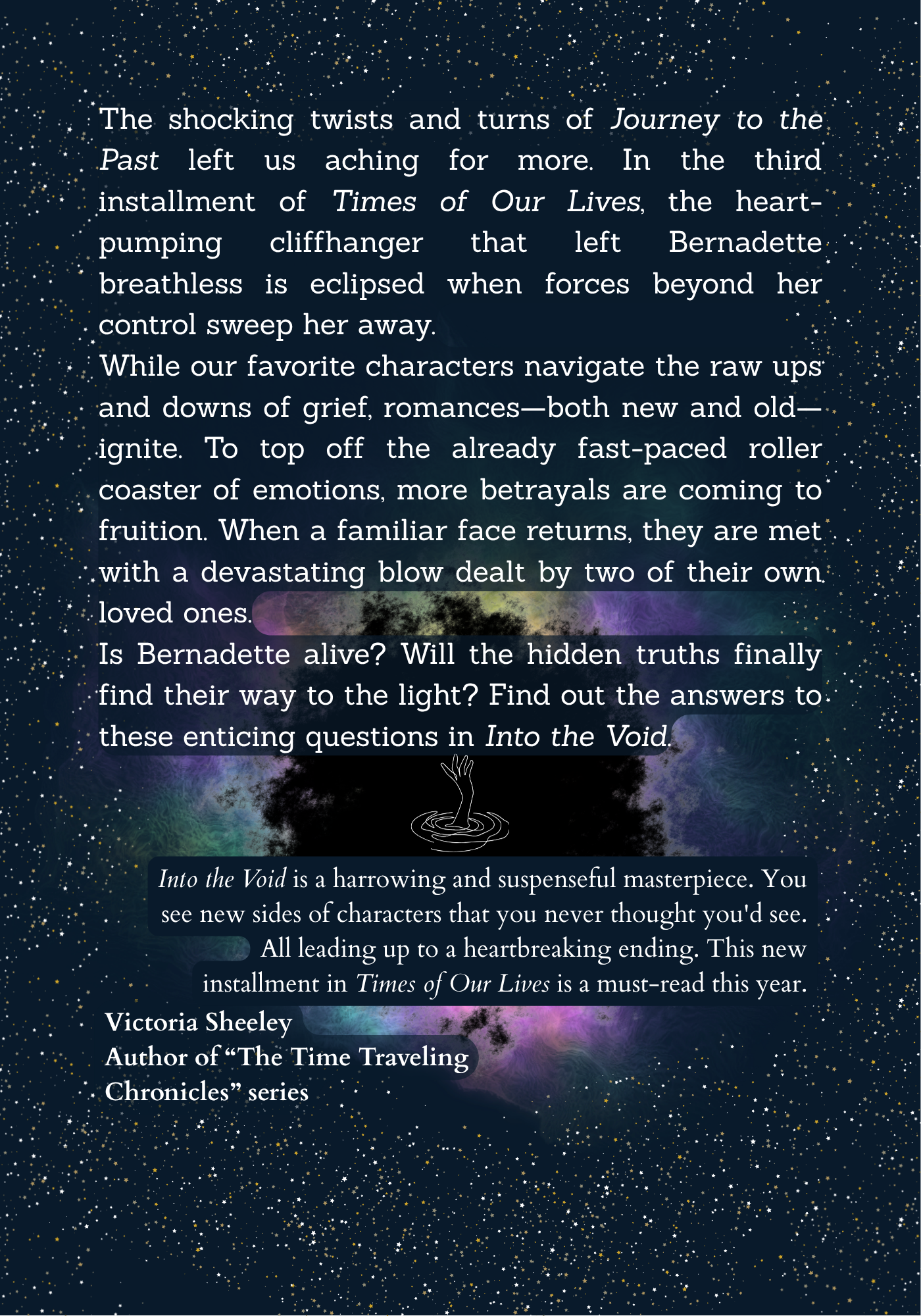 Front cover Back Cover Into The Void PAPERBACK  (5.958 x 8.514 in).png