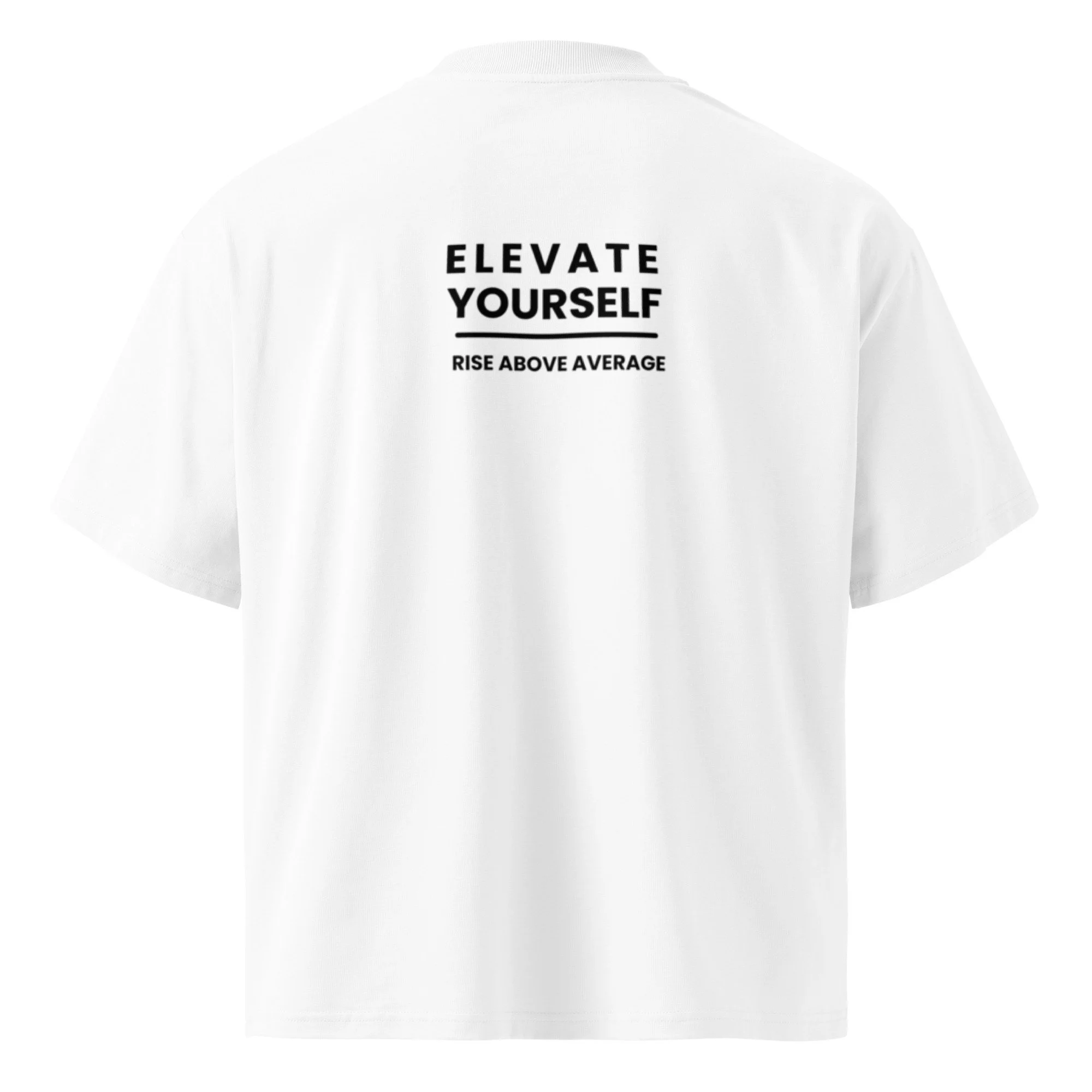 Organic oversized high neck t-shirt