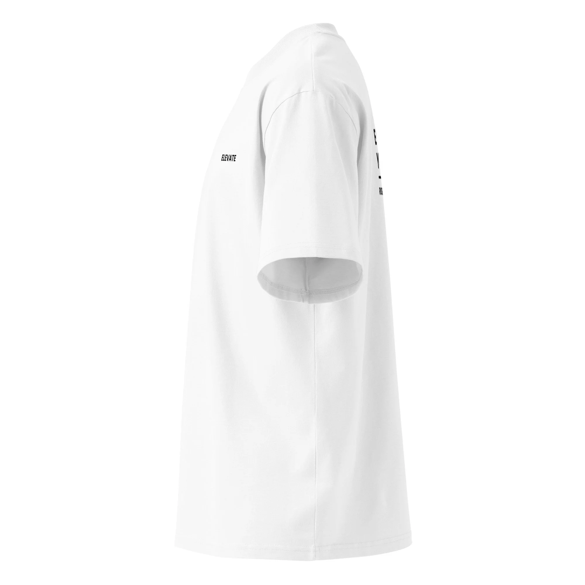 Organic oversized high neck t-shirt