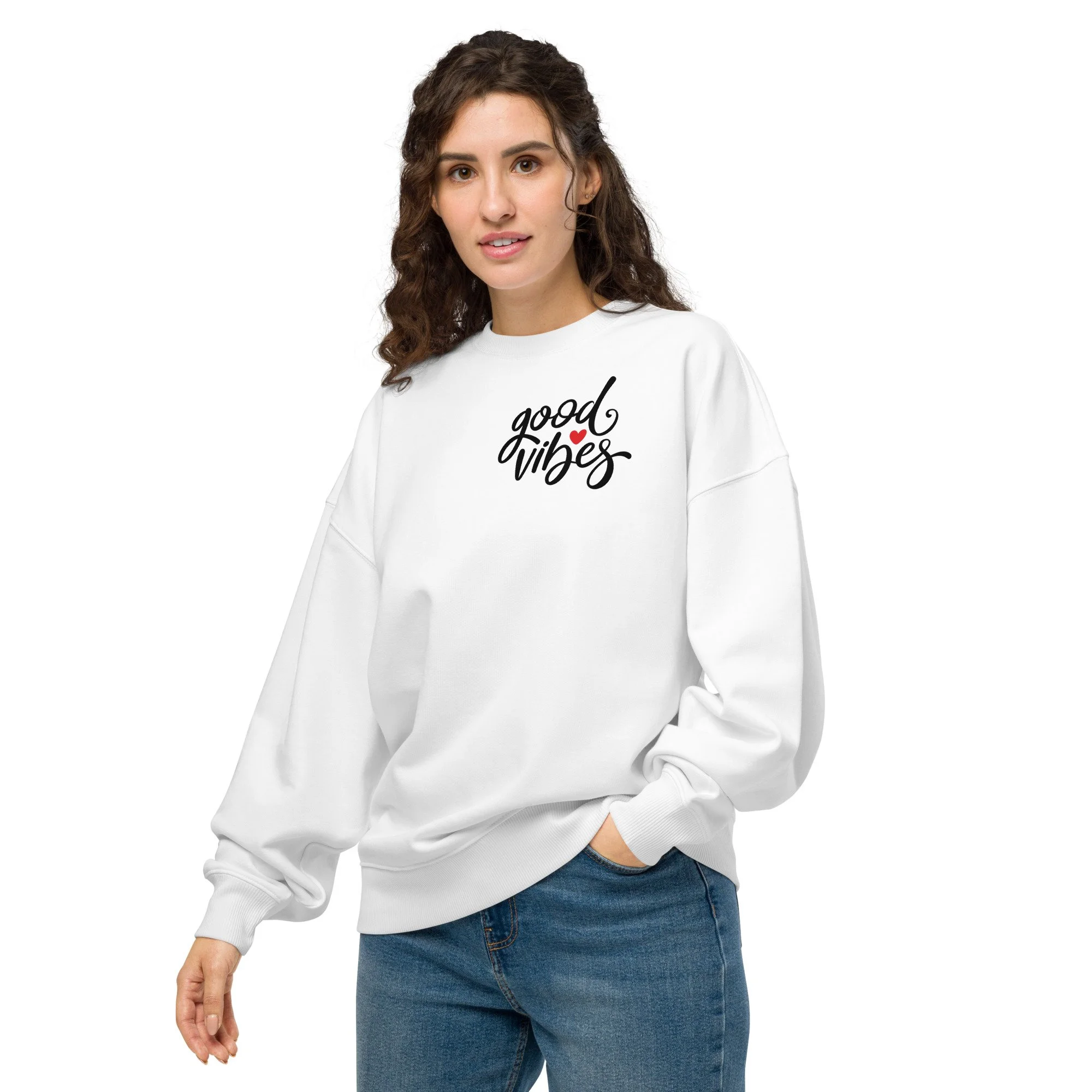 Organic oversized sweatshirt