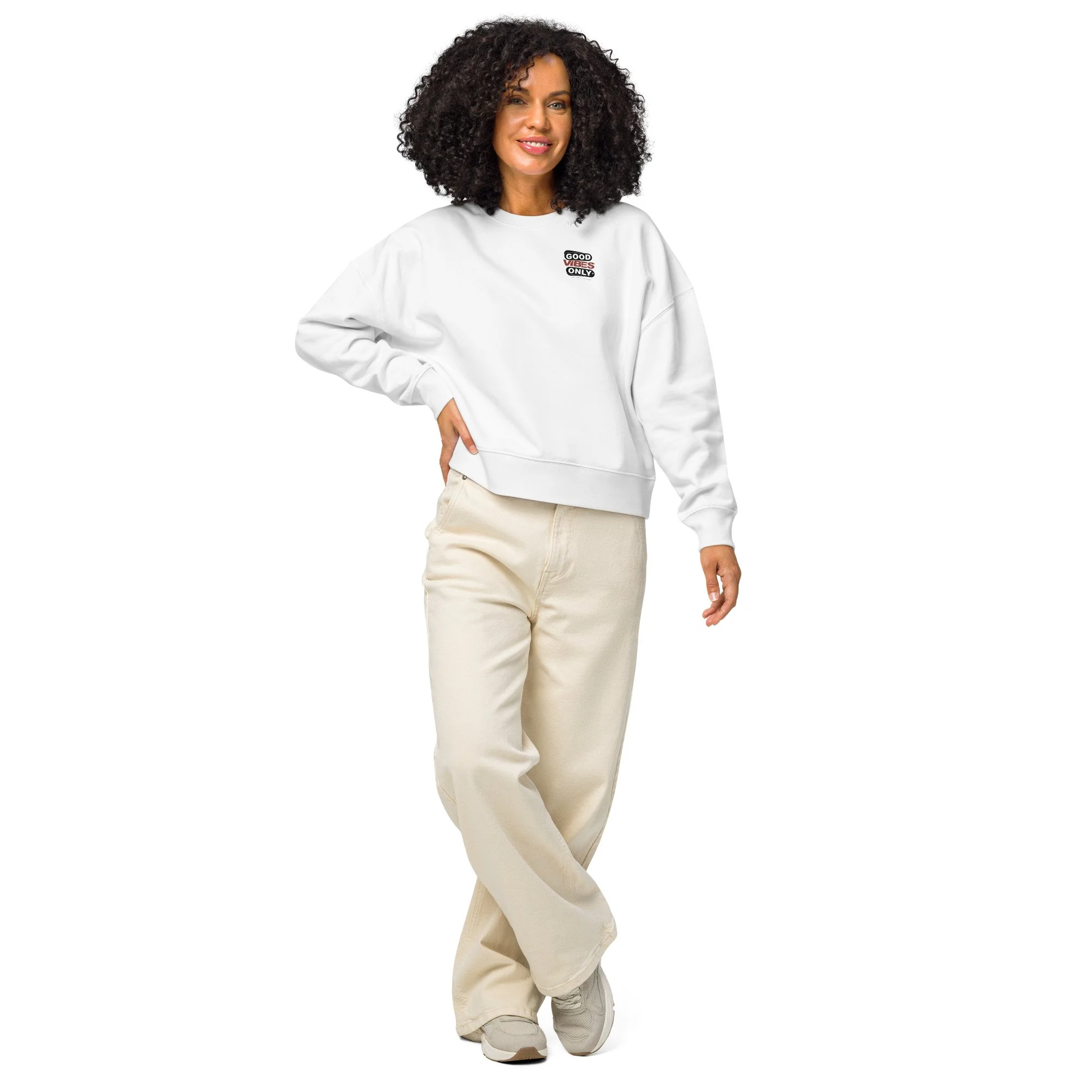 Good Vibes Crew Neck Sweatshirt