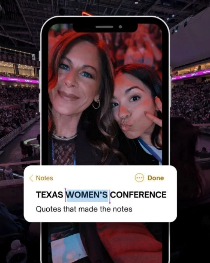 The kind of women who walk in and instantly raise the bar ✨

Bozoma Saint John, Nicole Kidman, Jordan Chiles, and Mel Robbins each brought something different to the Texas Women&rsquo;s Conference: power, grace, resilience, and clarity.

Being in the