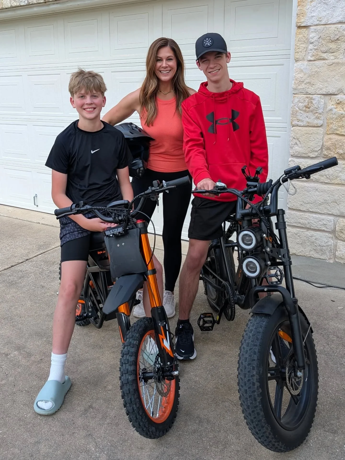 It's a biker gang era and I'm just here loving getting to be a part of it. 

There's something nobody tells you about having boys: the chaos is the love language. What I didn't expect was that they'd want me out there with them. That part still gets 