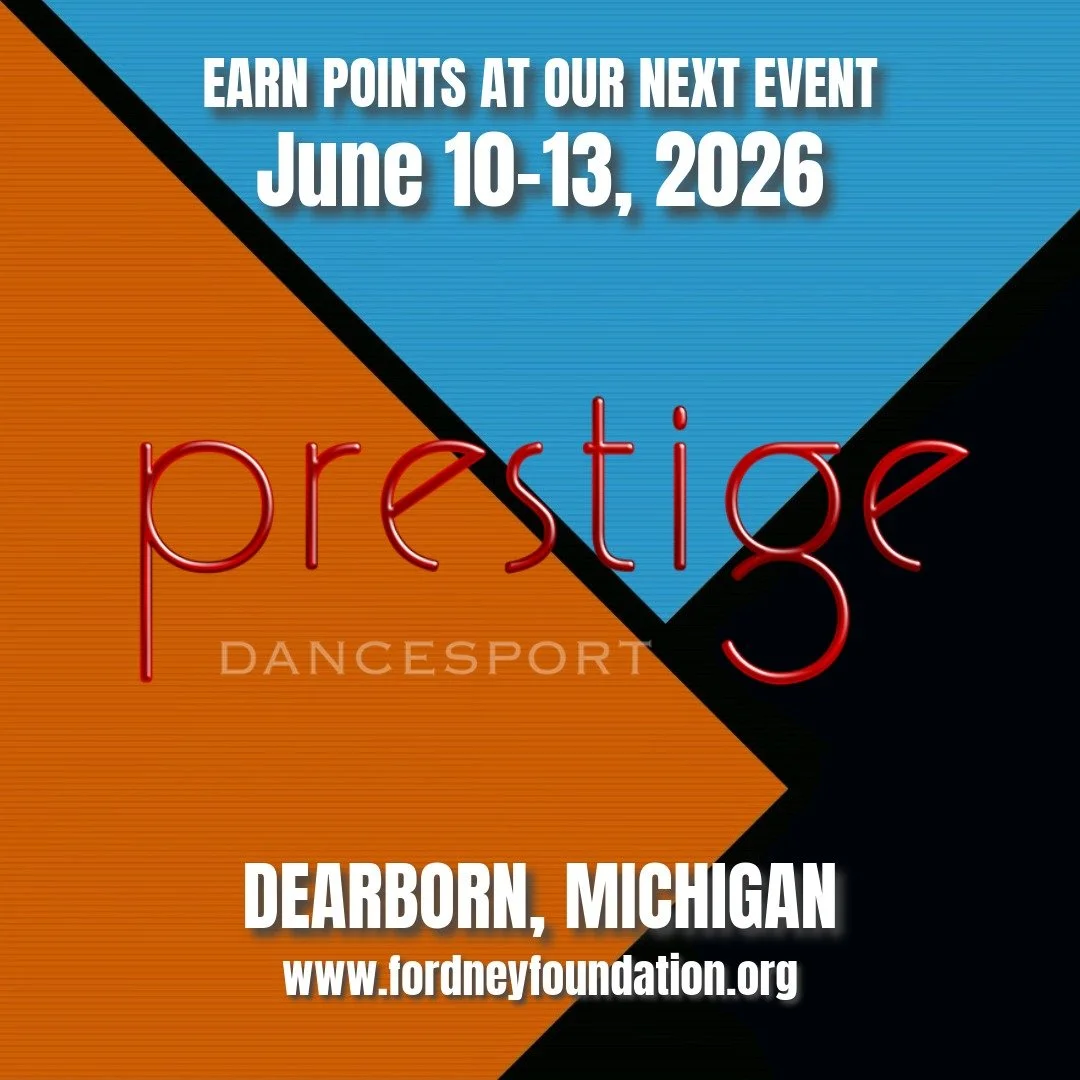 Make sure to attend this upcoming Fordney event @prestigedancesport June 10-13