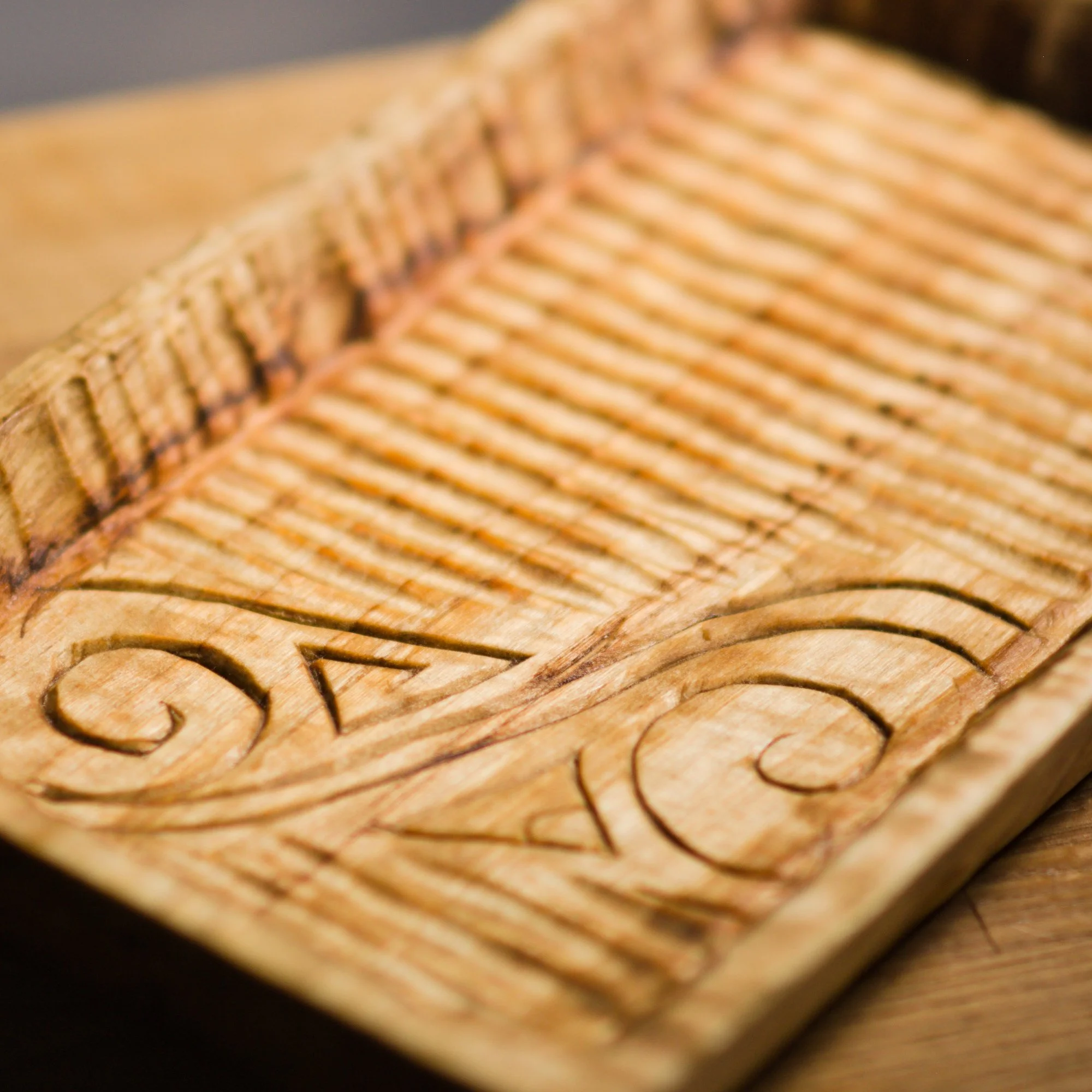 Guabancéx Wagatabon | Part of the Wild Cottonwood Collection, this small tray is my take on the Japanese wagatabon. A lovely addition to tea or coffee time, this tray would feel right at home with a small teapot, cups, or small dishes. Carved by hand