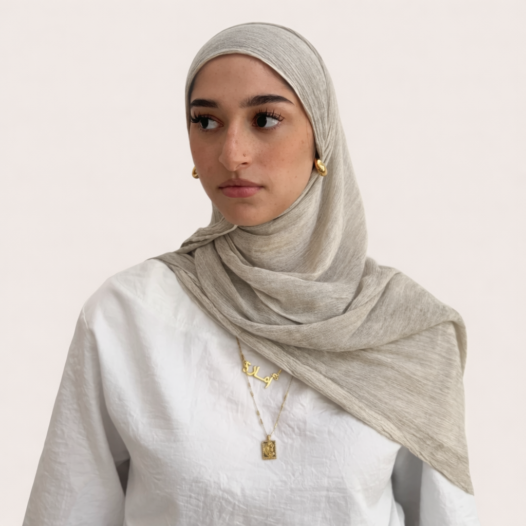 Apricot Crinkle Hijab