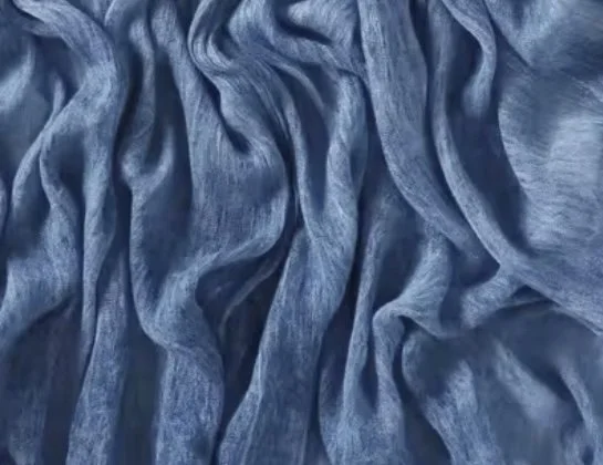 Indigo Crinkle Hijab