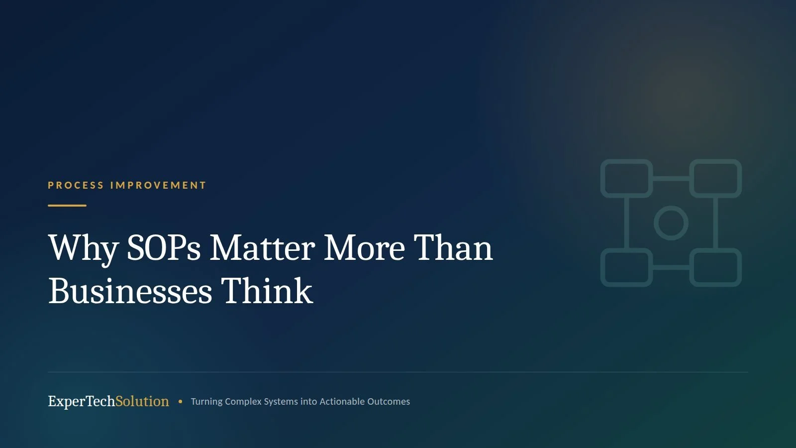 Why SOPs Matter More Than Businesses Think