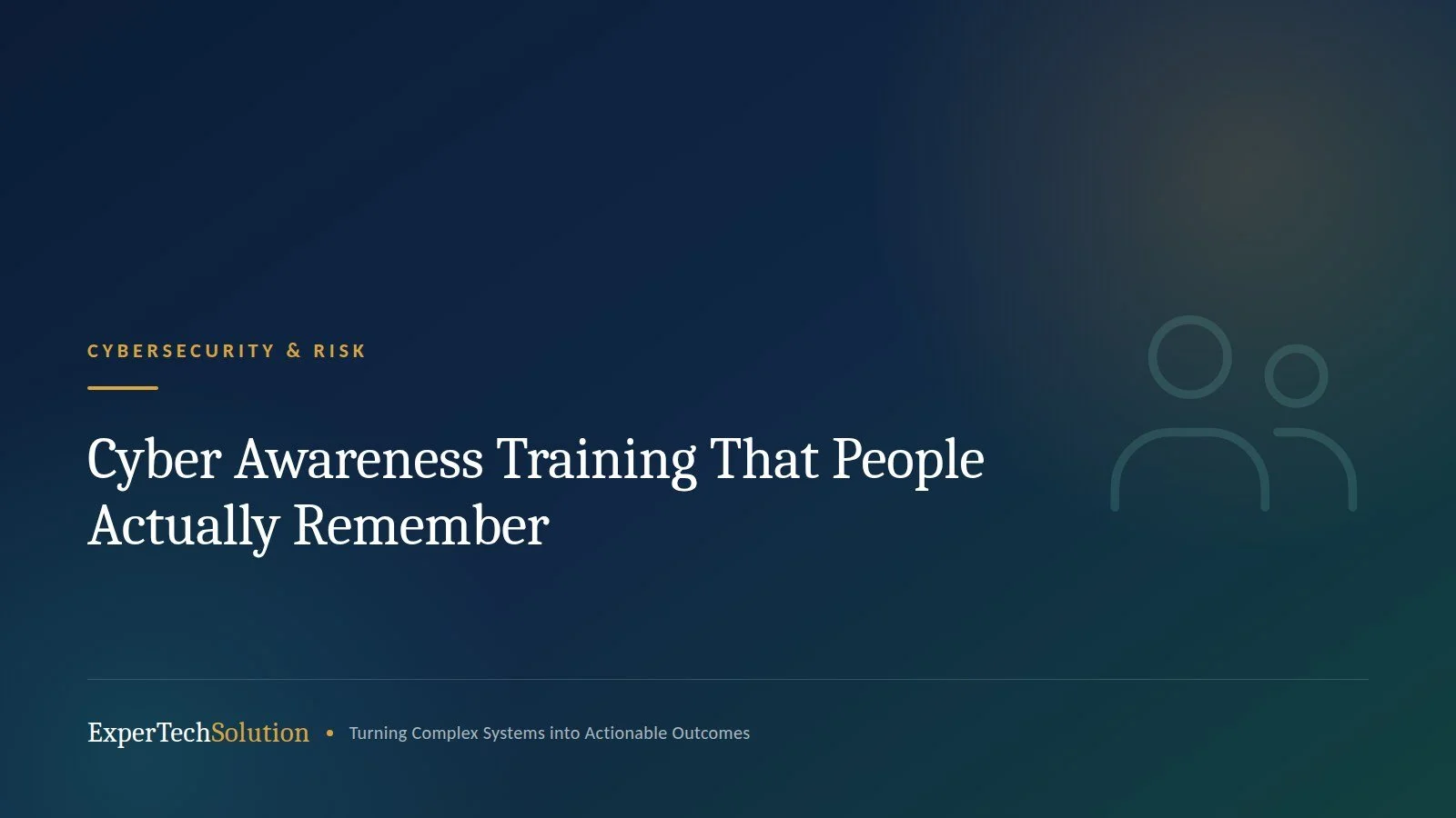 Cyber Awareness Training That People Actually Remember