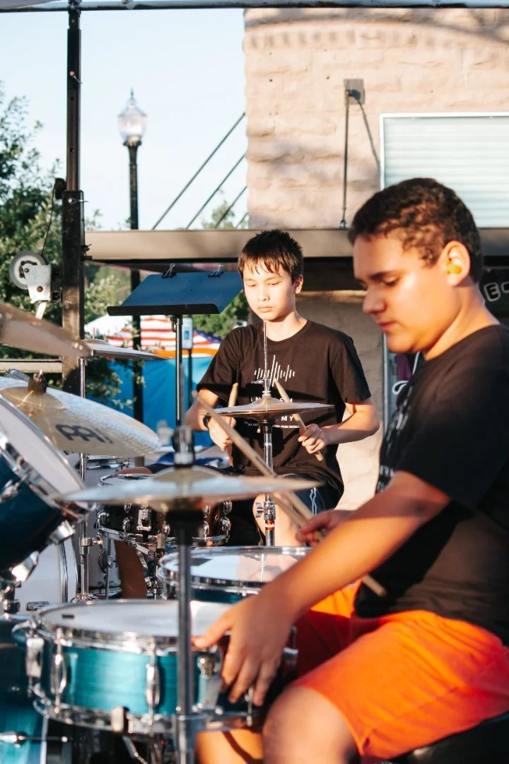 Anthem Road Academy boys playing drums.jpg