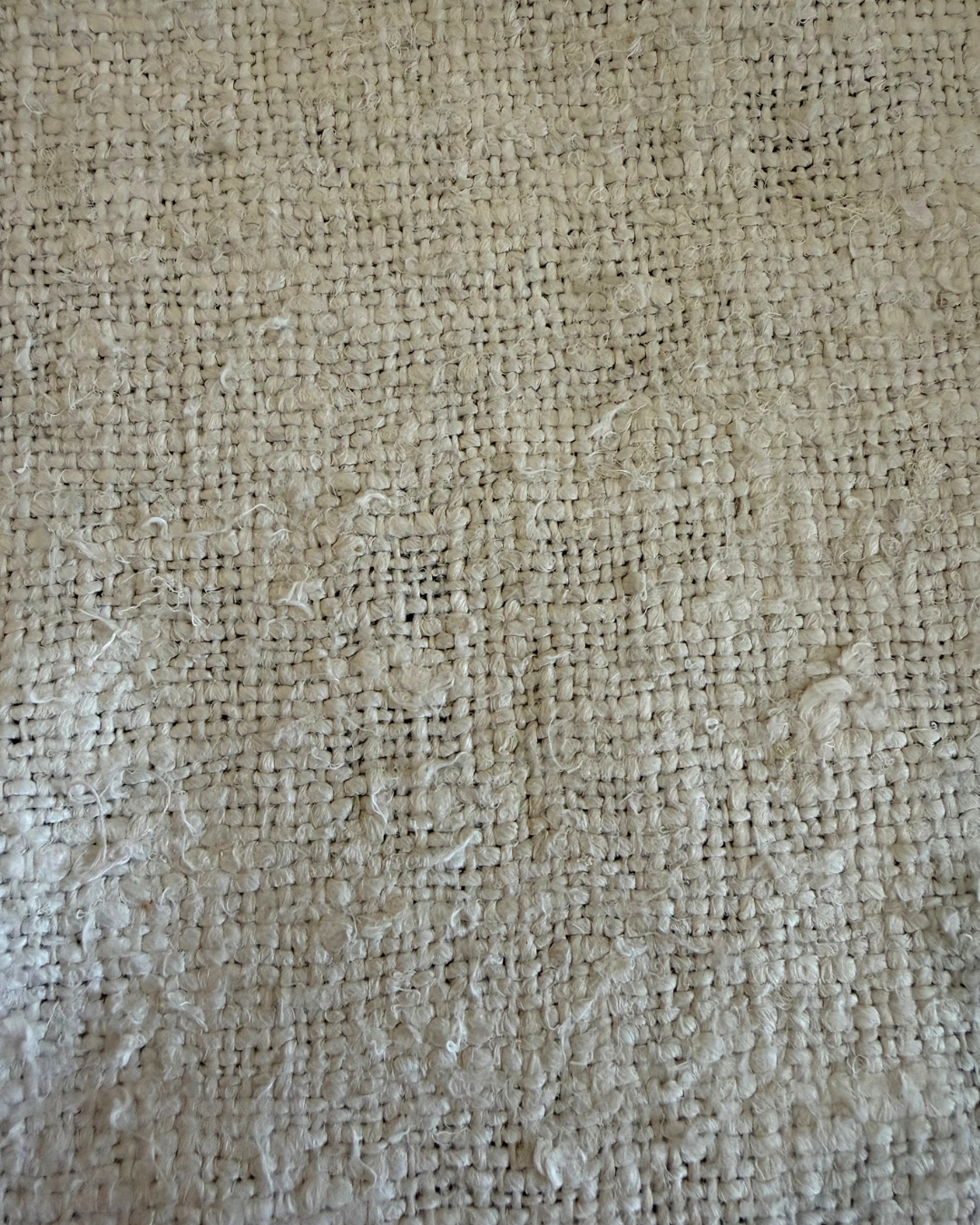 Ivory Handwoven Rustic Matka Silk