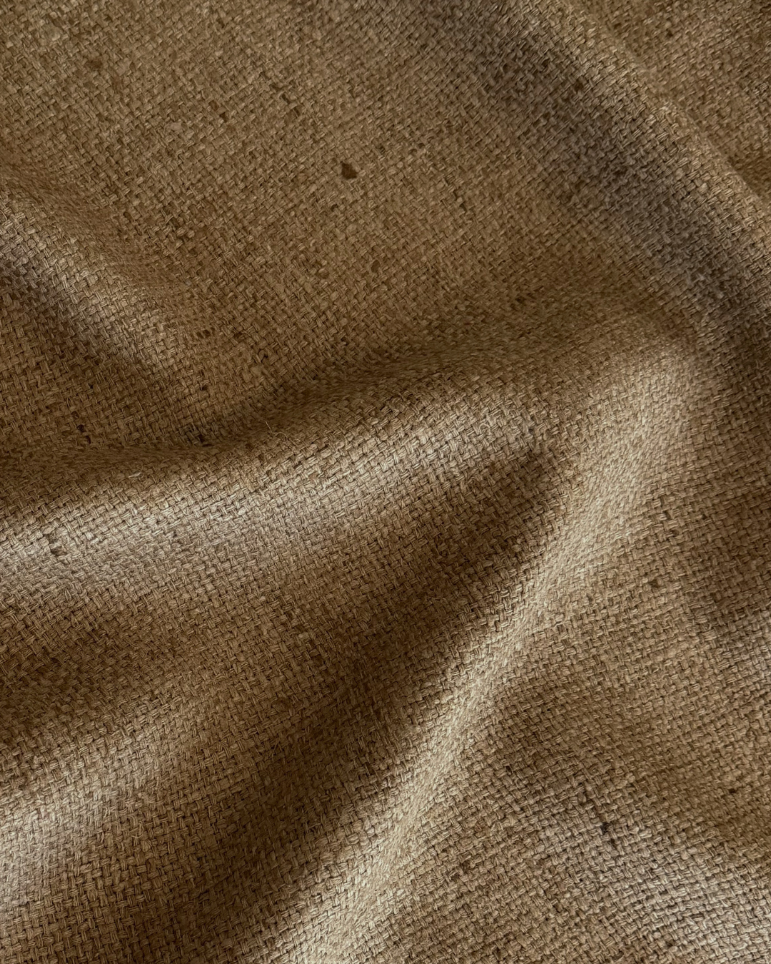 Dark Natural Handwoven Rustic Matka Silk