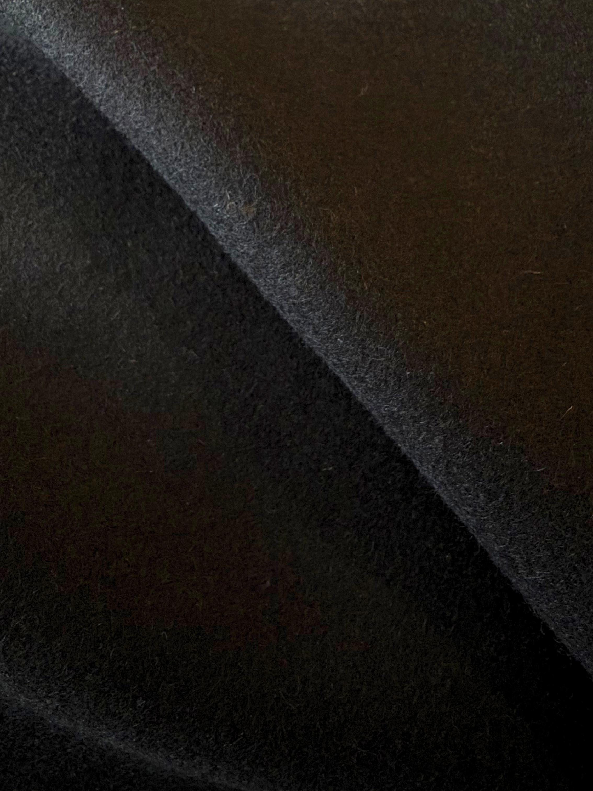 Black Merino Wool - Medium Weight