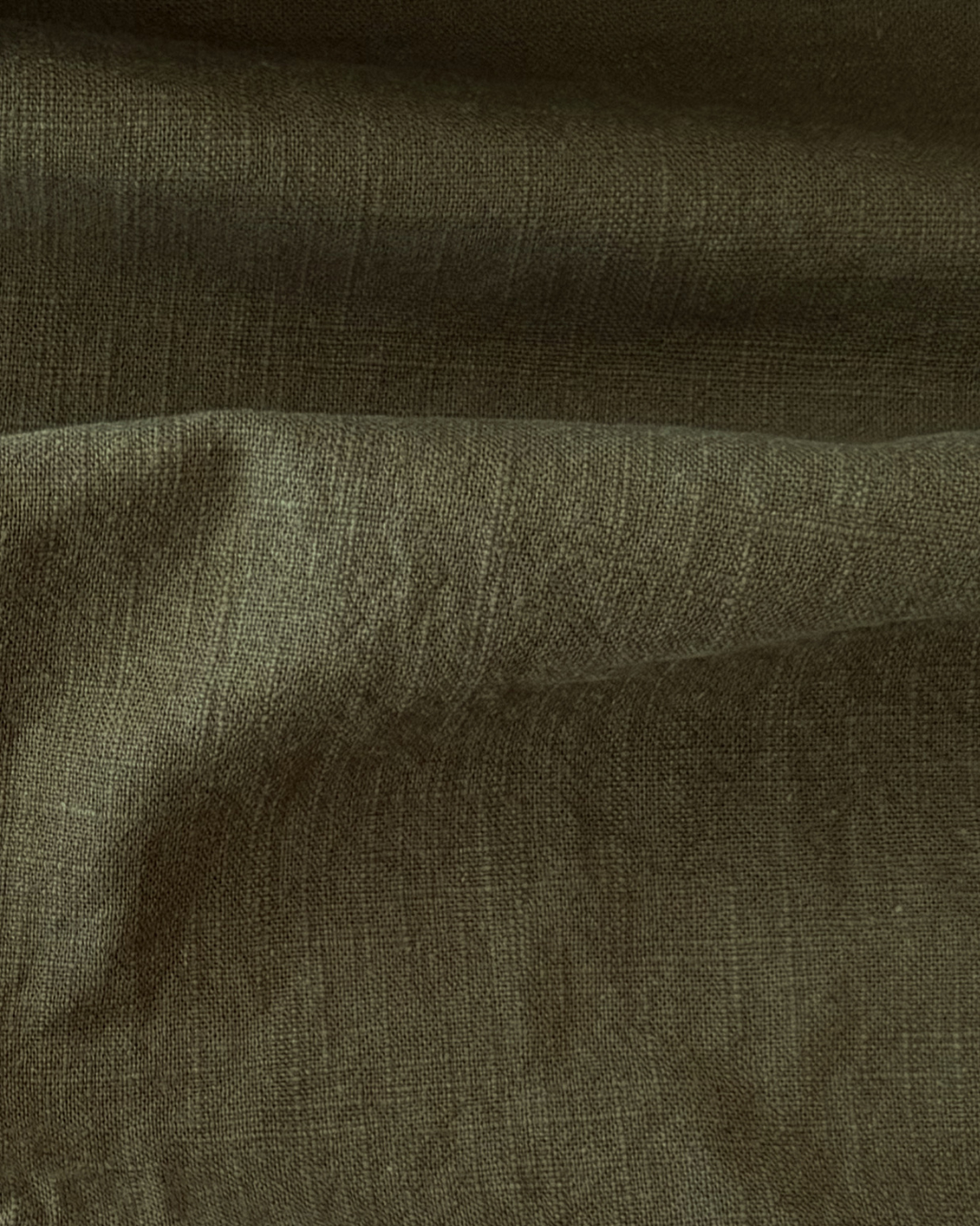 Dark Sage 100% Linen Fabric - Heavy  (7 oz)