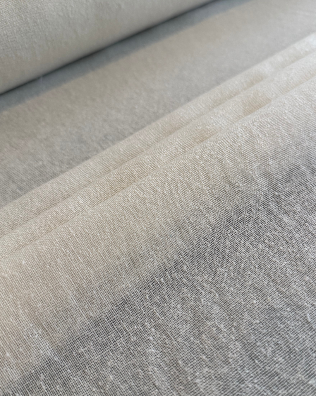 Silk Noil Gauze - Natural White, 45"