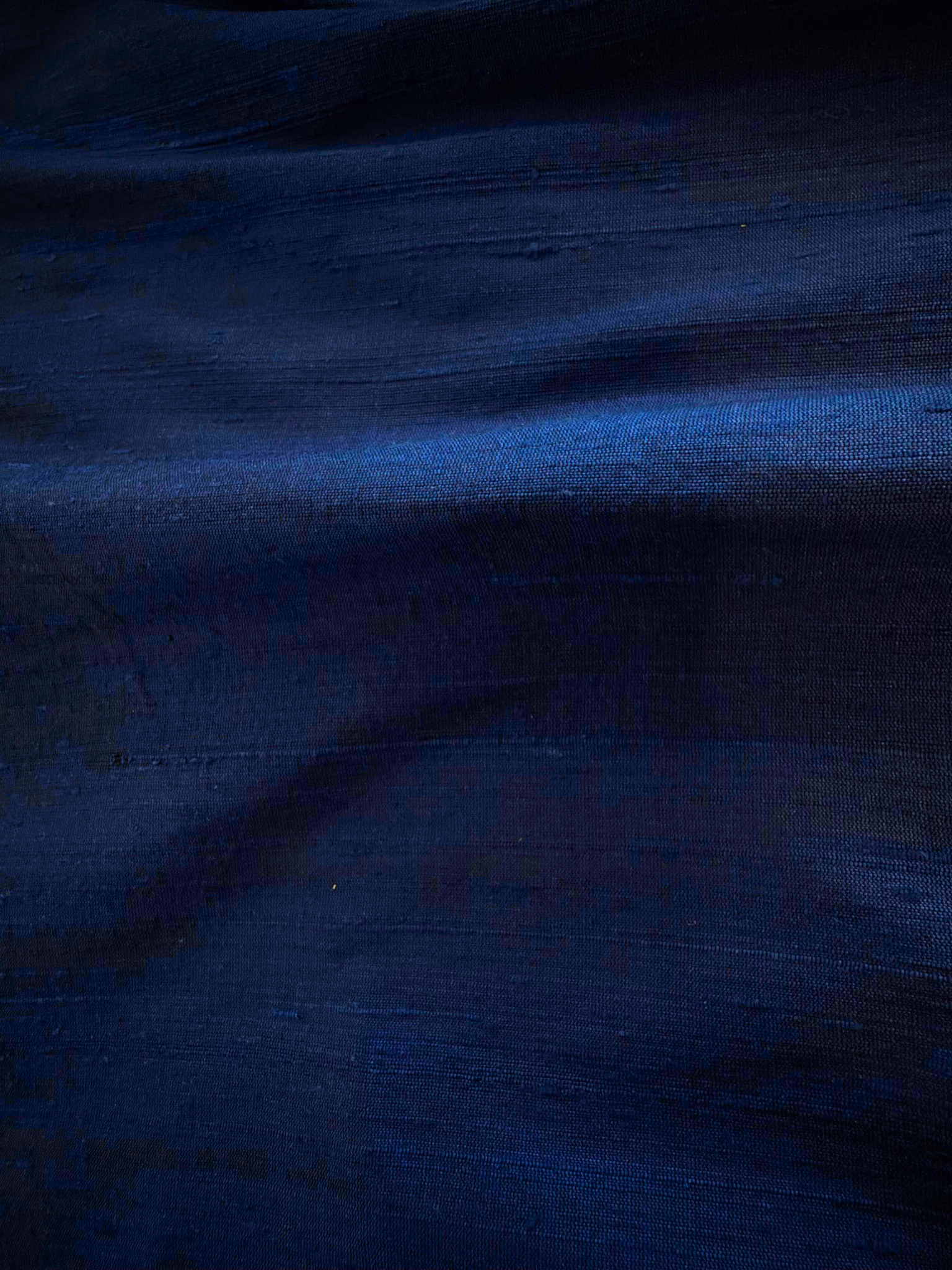 Armada Blue Dupioni Silk - 54" Wide