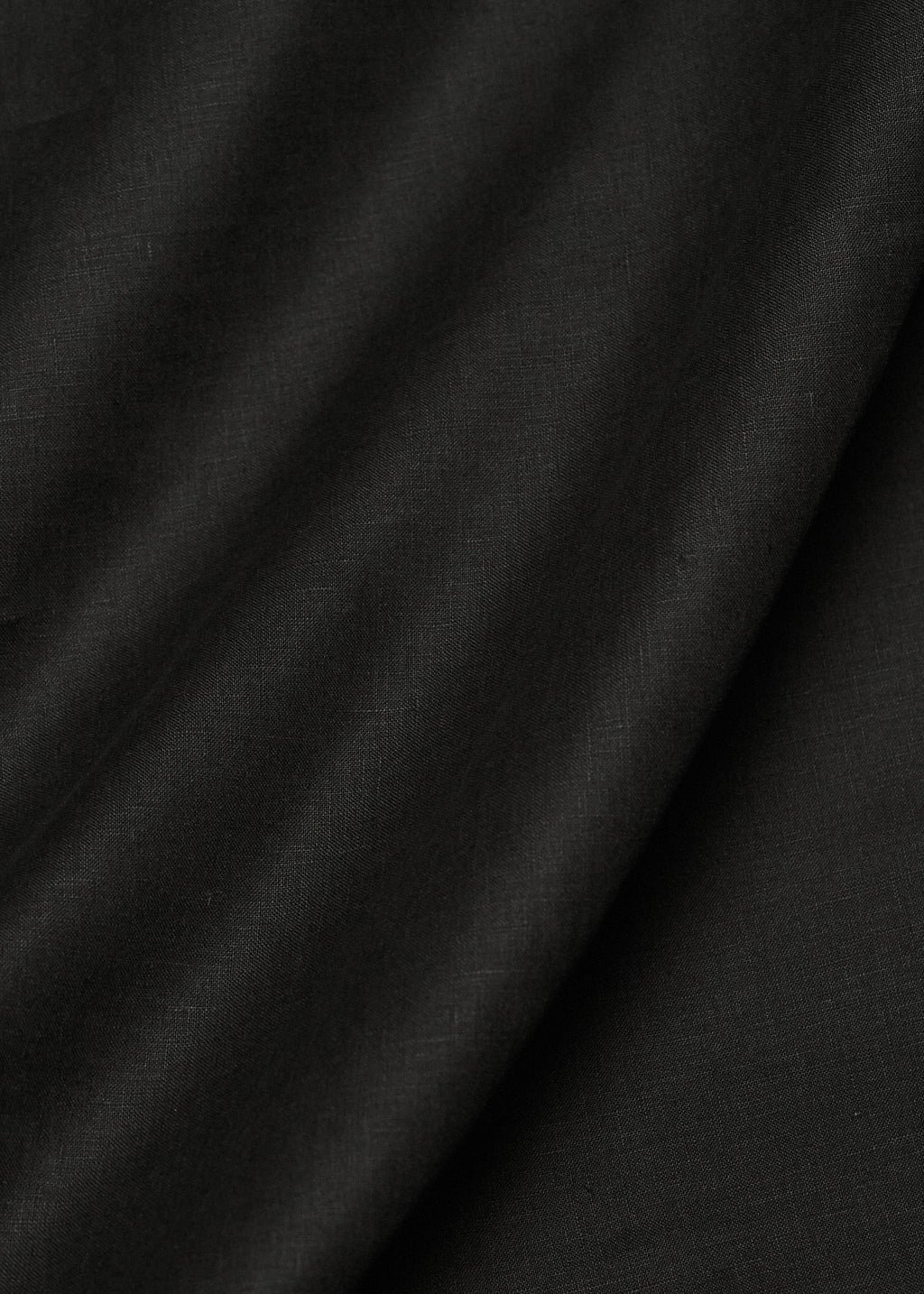 Black 5.5 oz Medium Weight 100% Linen