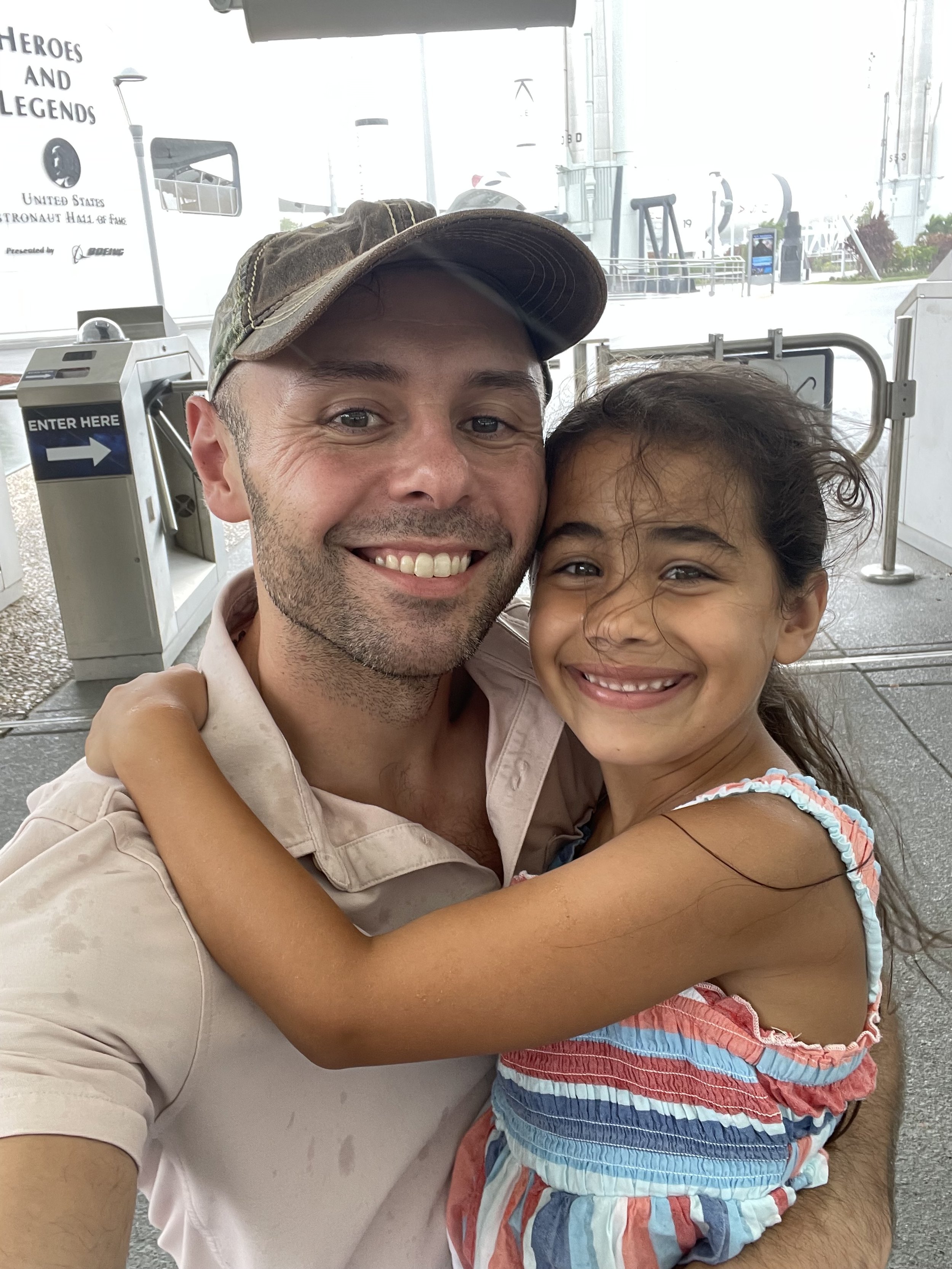 Derek with his daughter, reflecting a family-focused approach to life insurance and Medicare guidance.