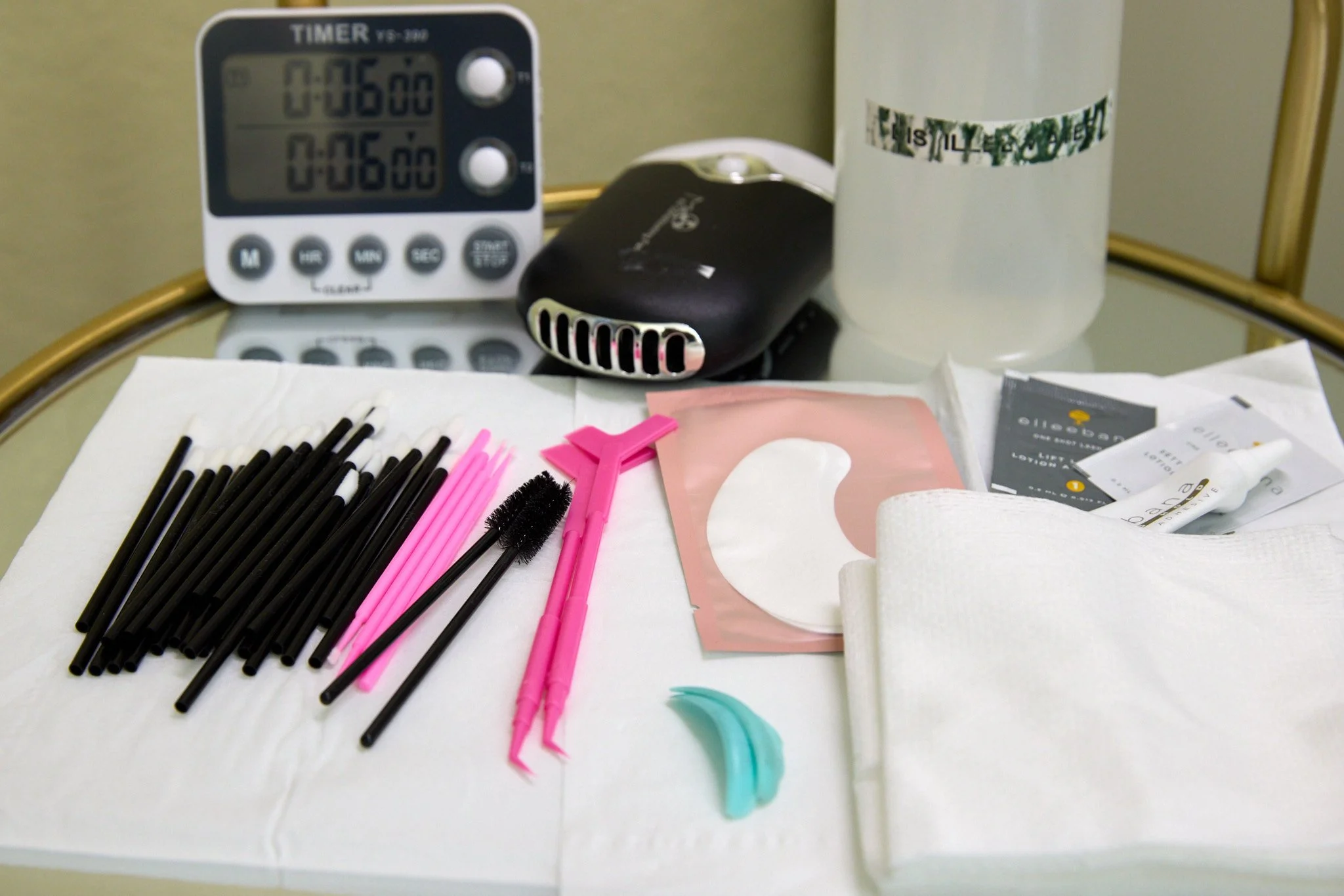 Rustic table setting at one of Laurie’s customers wedding.