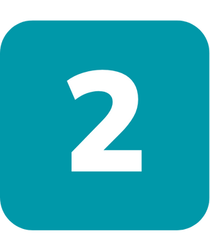 Icon representing the second step on how it works.