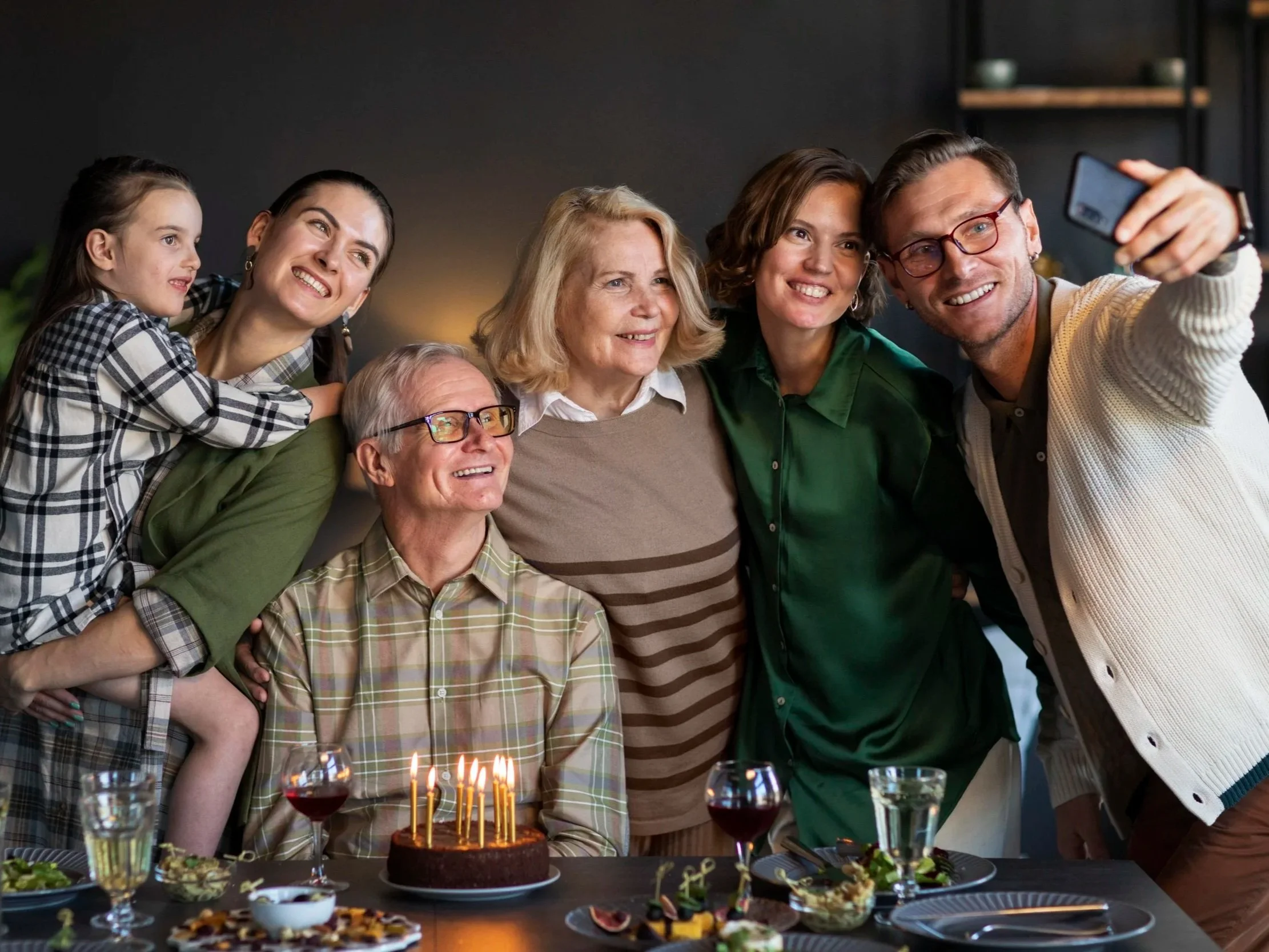 Family meeting together representing life and long-term planning