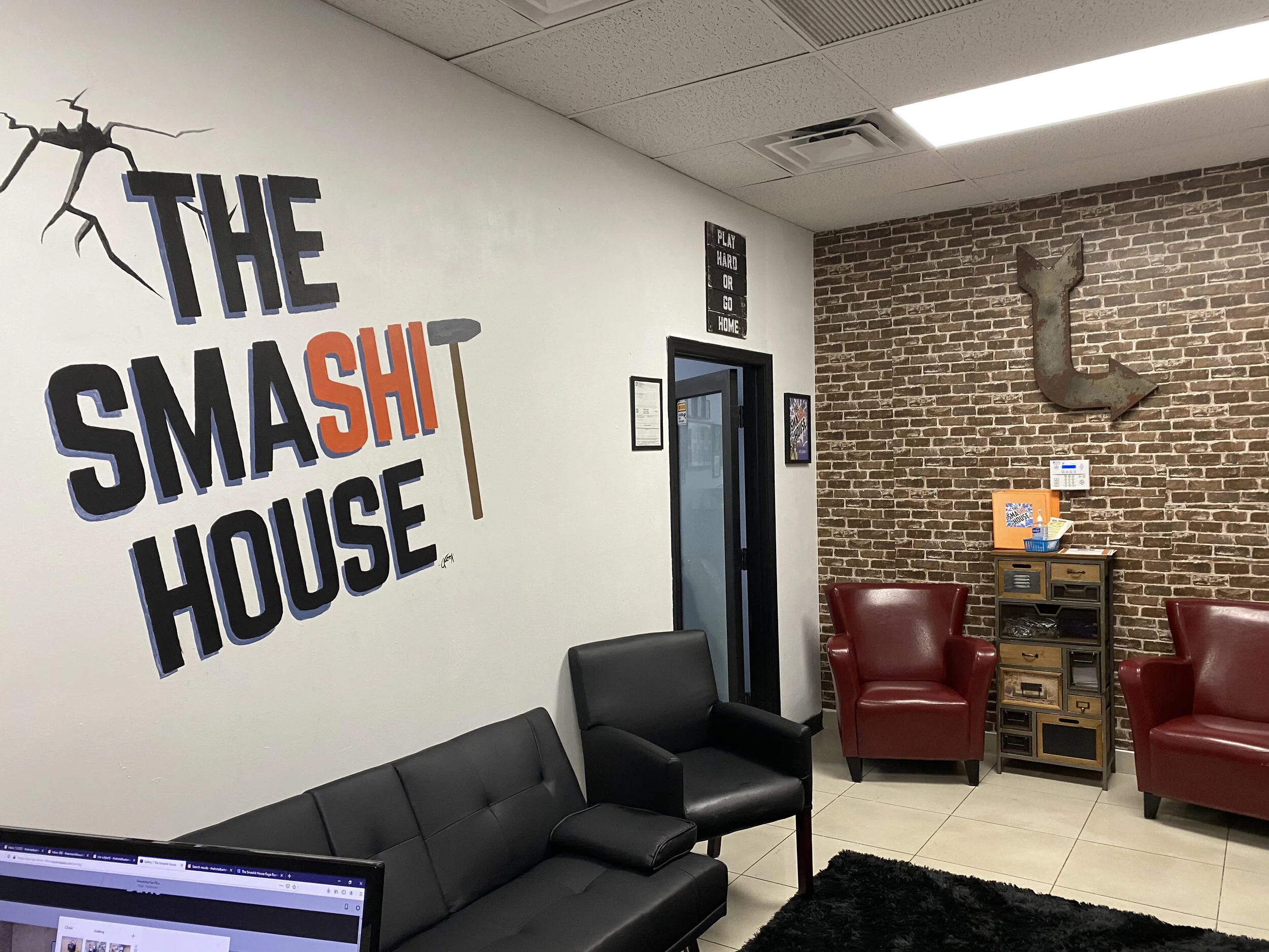 Showing off our brand @ The Smashit House 