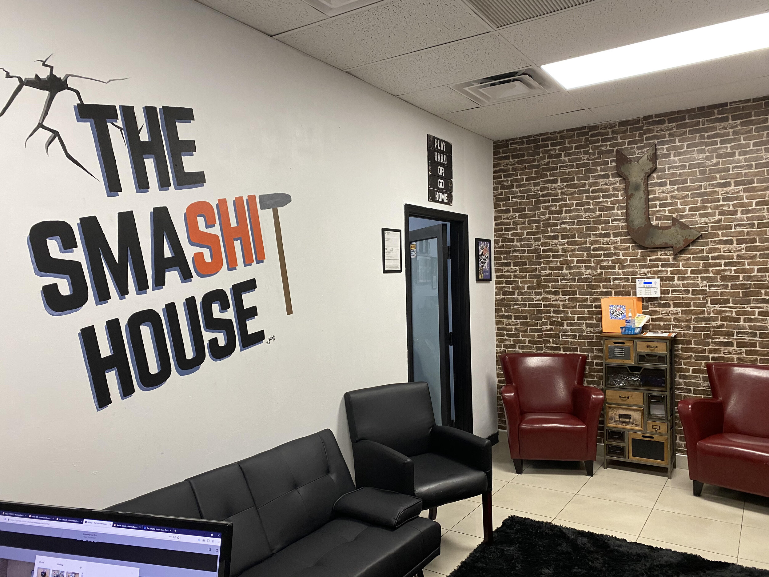 Showing off our brand @ The Smashit House 