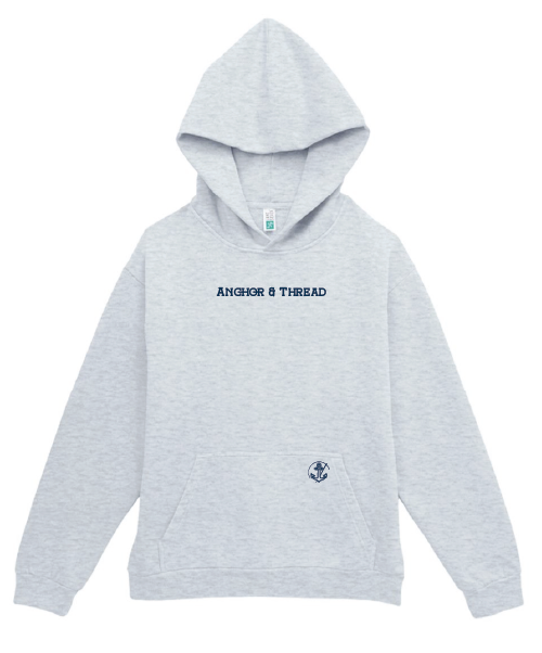 Lane Seven Embroidered Grey Hood