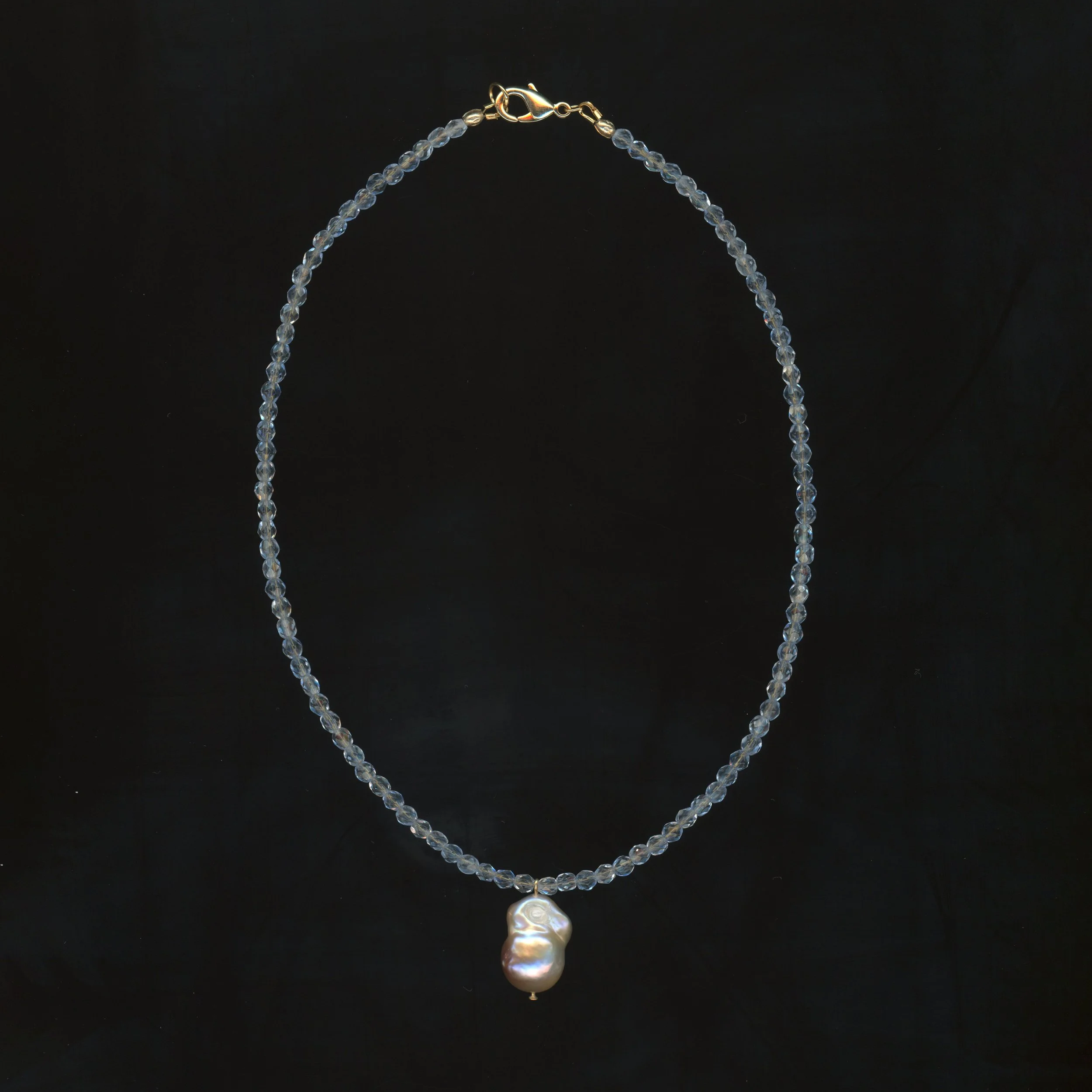 Pink Baroque Pearl - Czech Crystal
