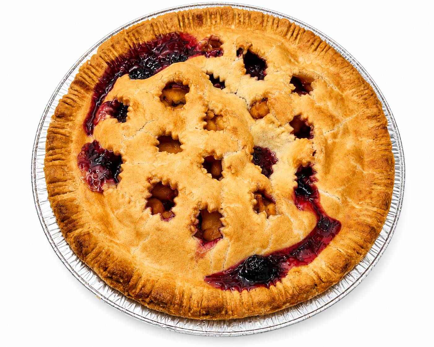 Peach Blueberry Pie