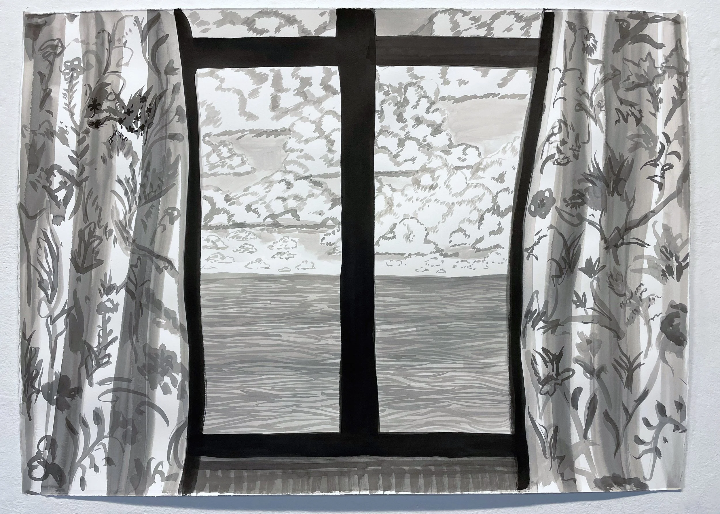 "that ship has sailed" 
ink on paper 
22in x 30in 