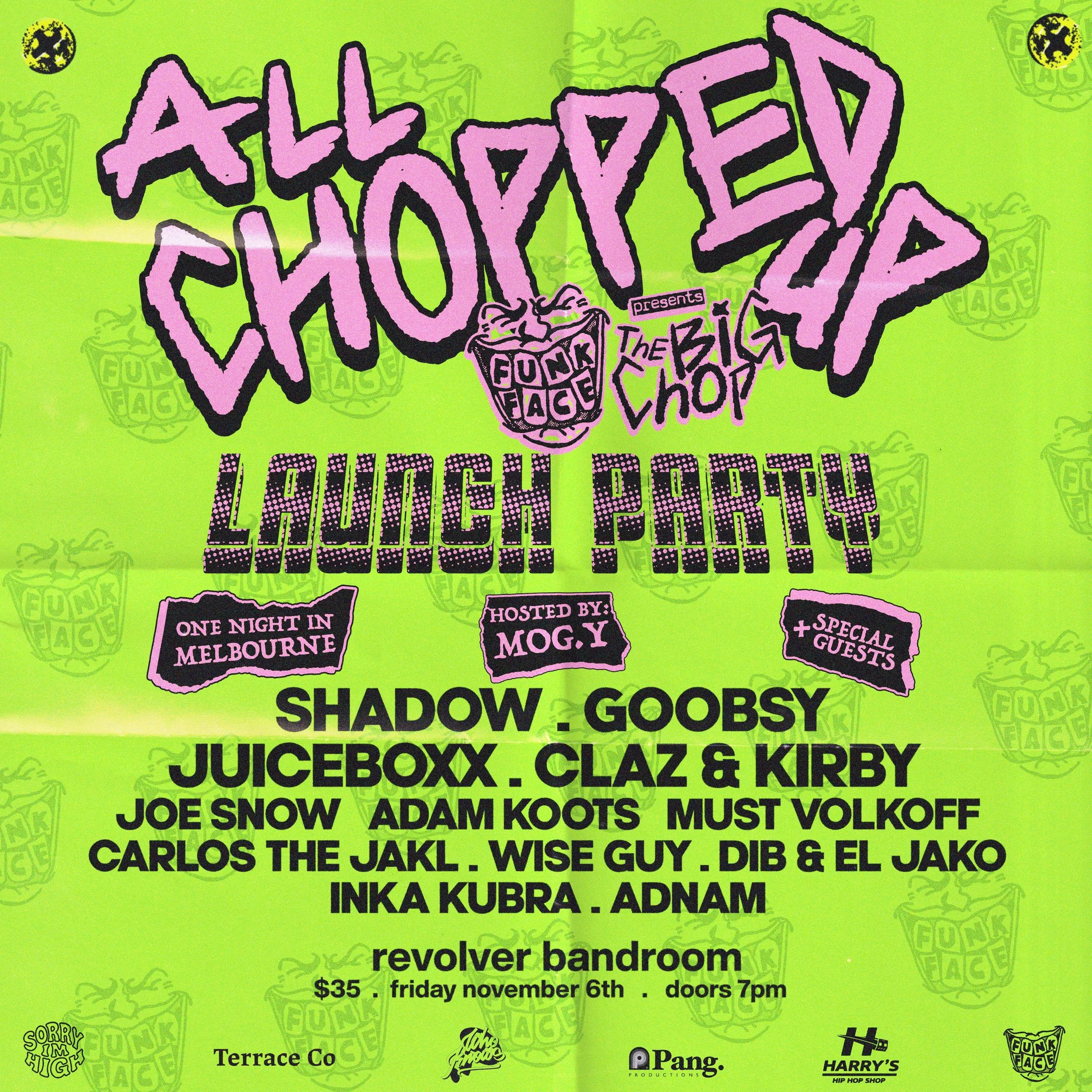 ALL CHOPPED UP! ‘The BIG Chop’ Launch Party - NOV 6 - TICKETS ON SALE NOW!!