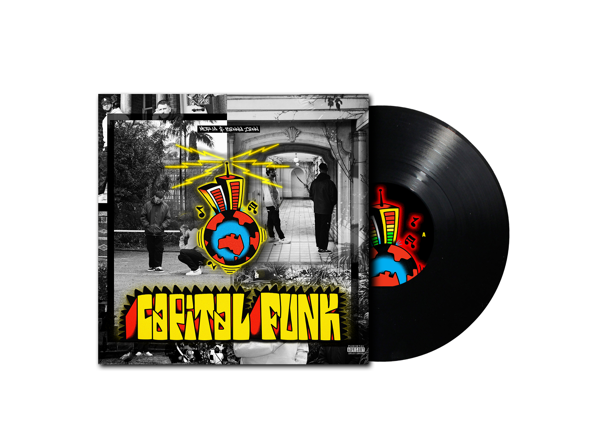 Capital Funk + The Mog.Y & Benny Zenn Singles (12" Vinyl LP)