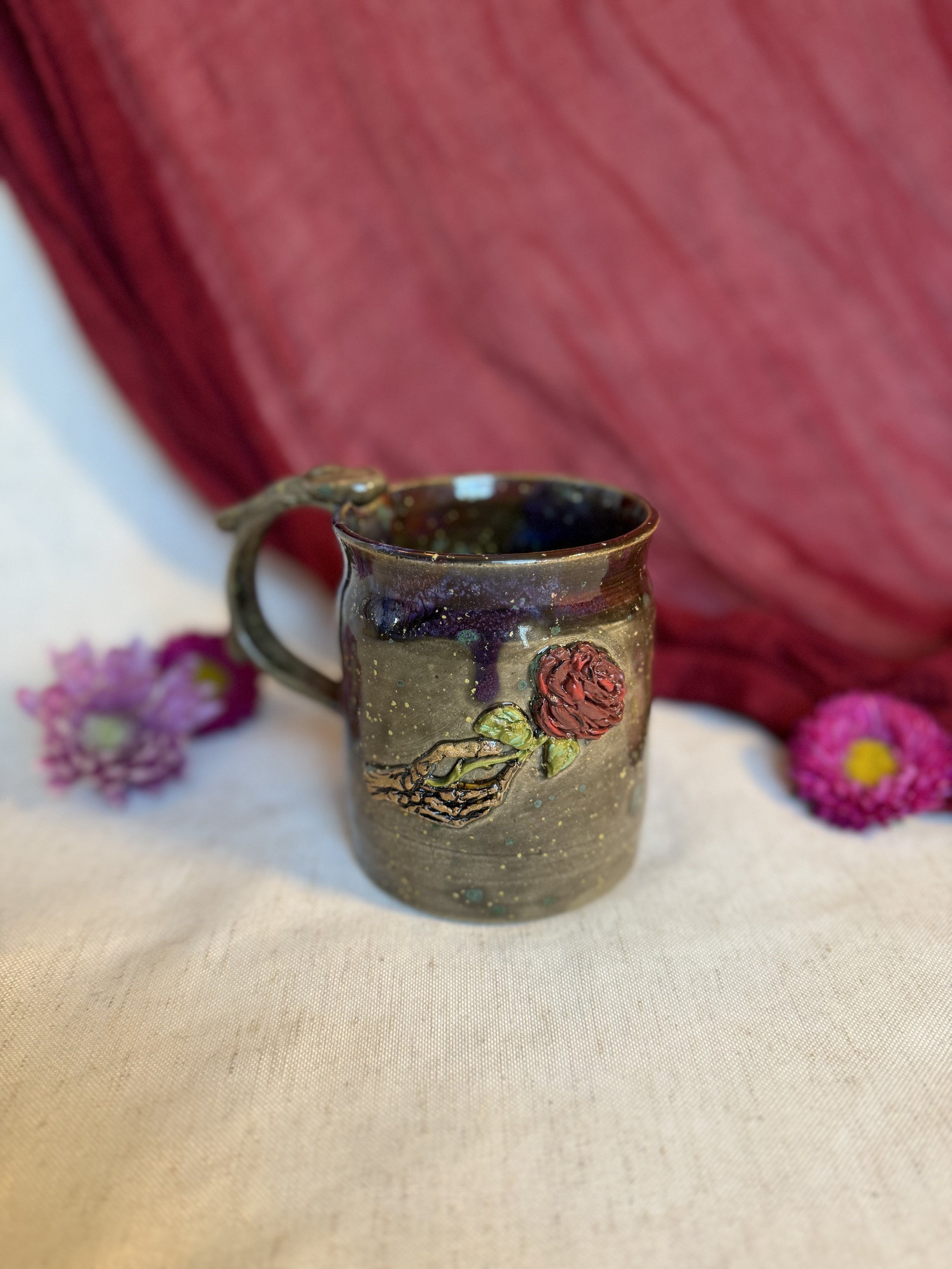 A Deadly Rose Mug