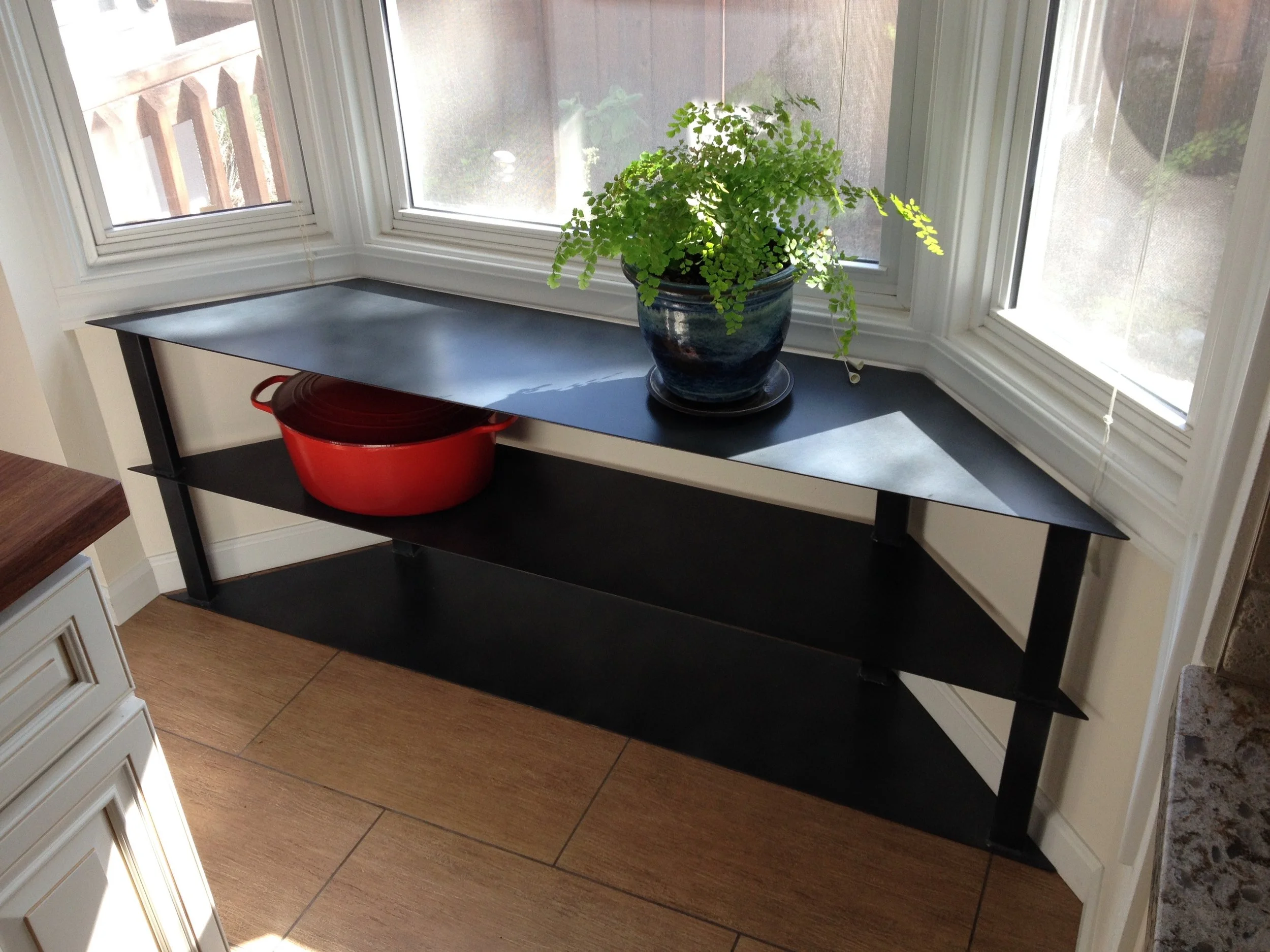   Bay Window Storage Shelf  