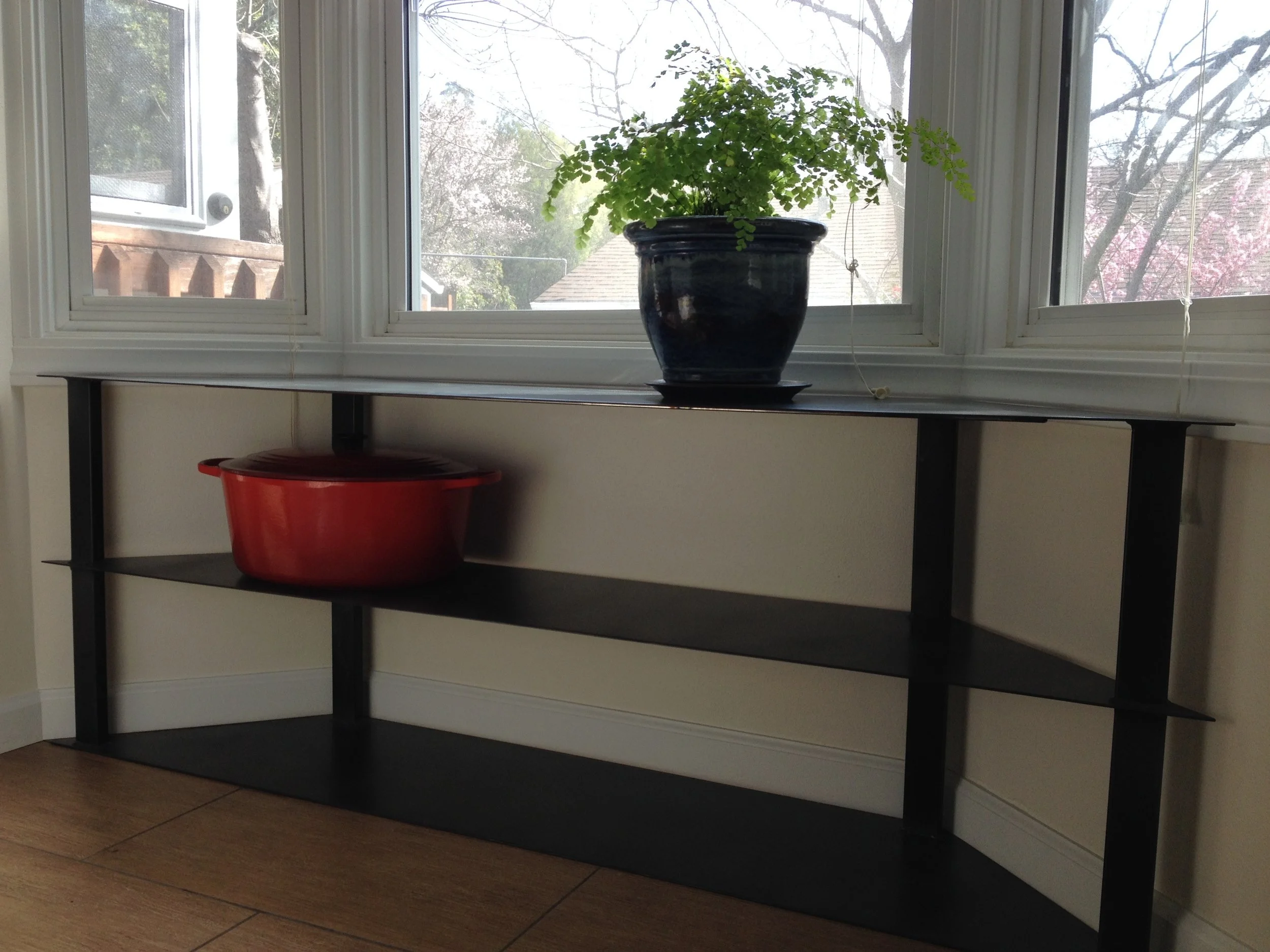   Bay Window Storage Shelf  