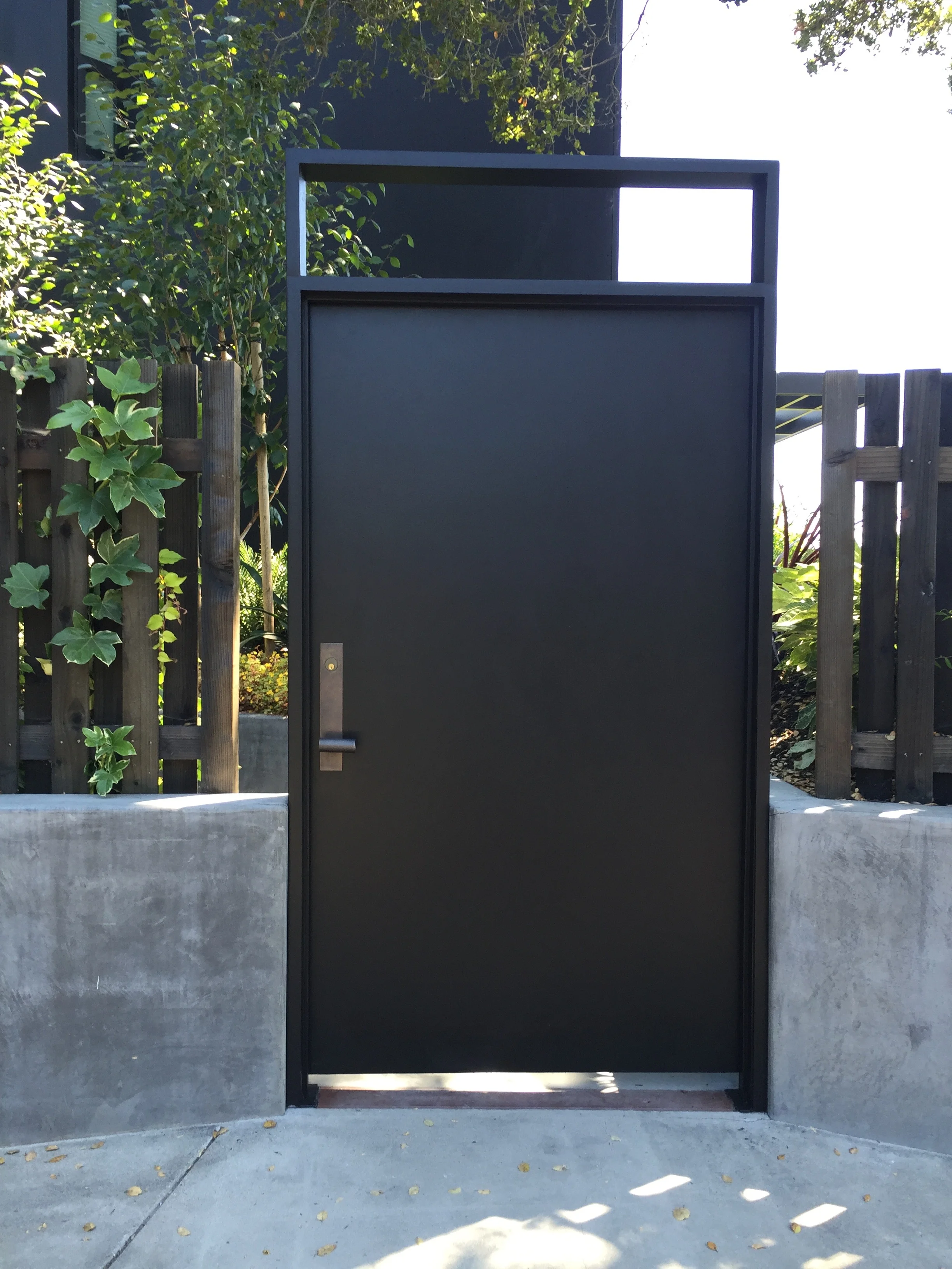   Front door entry gate  