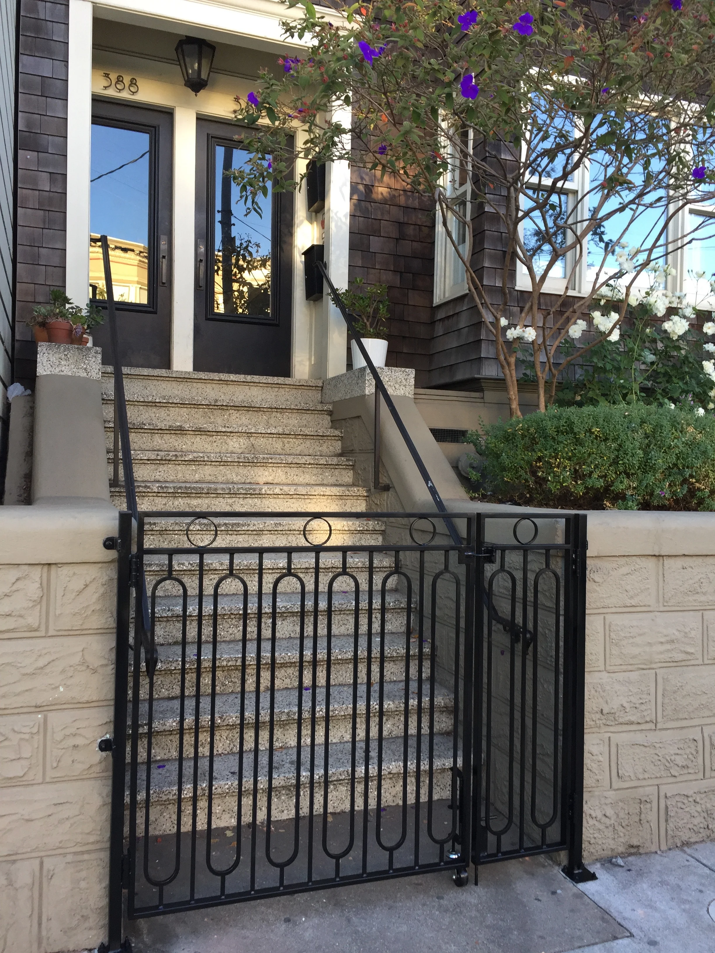   Castro entry gate set   A set of entry gates in the Castro of San Francisco. 