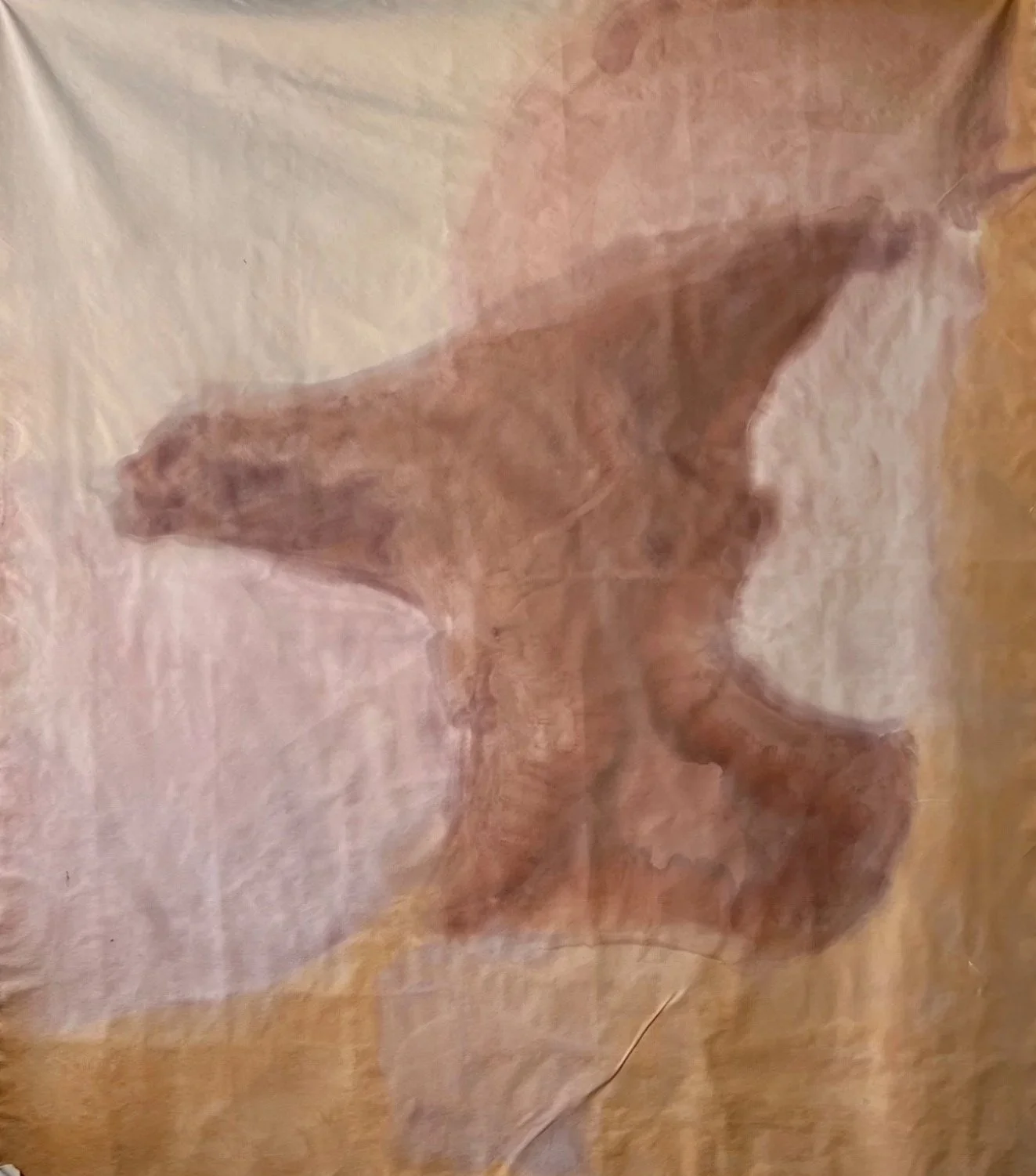 Old Blood and Butterflies, 95 x 83 inches, Flashe on Canvas, 2025