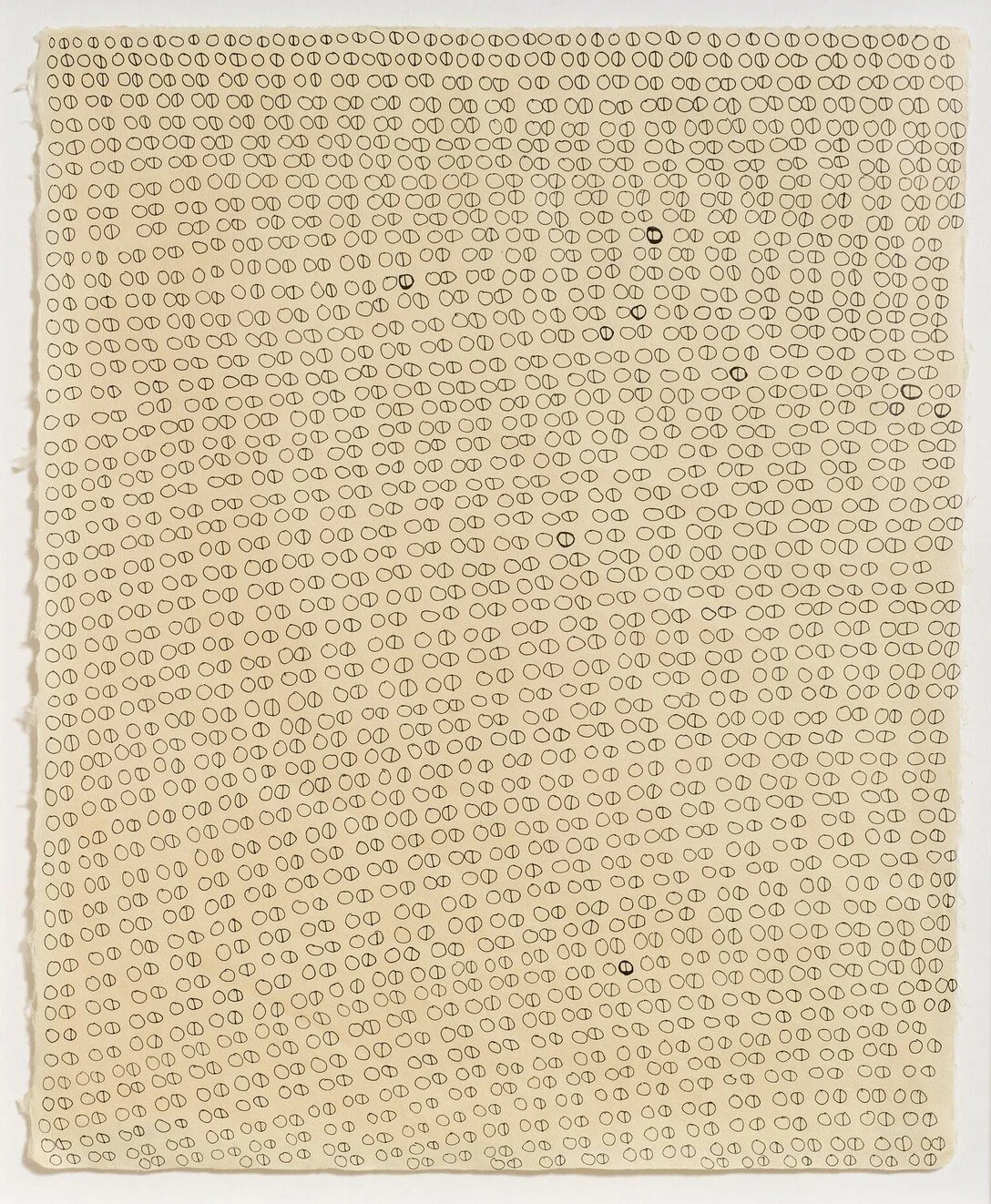 faintly positive, ink on paper, 14 x 18 inches, 2016