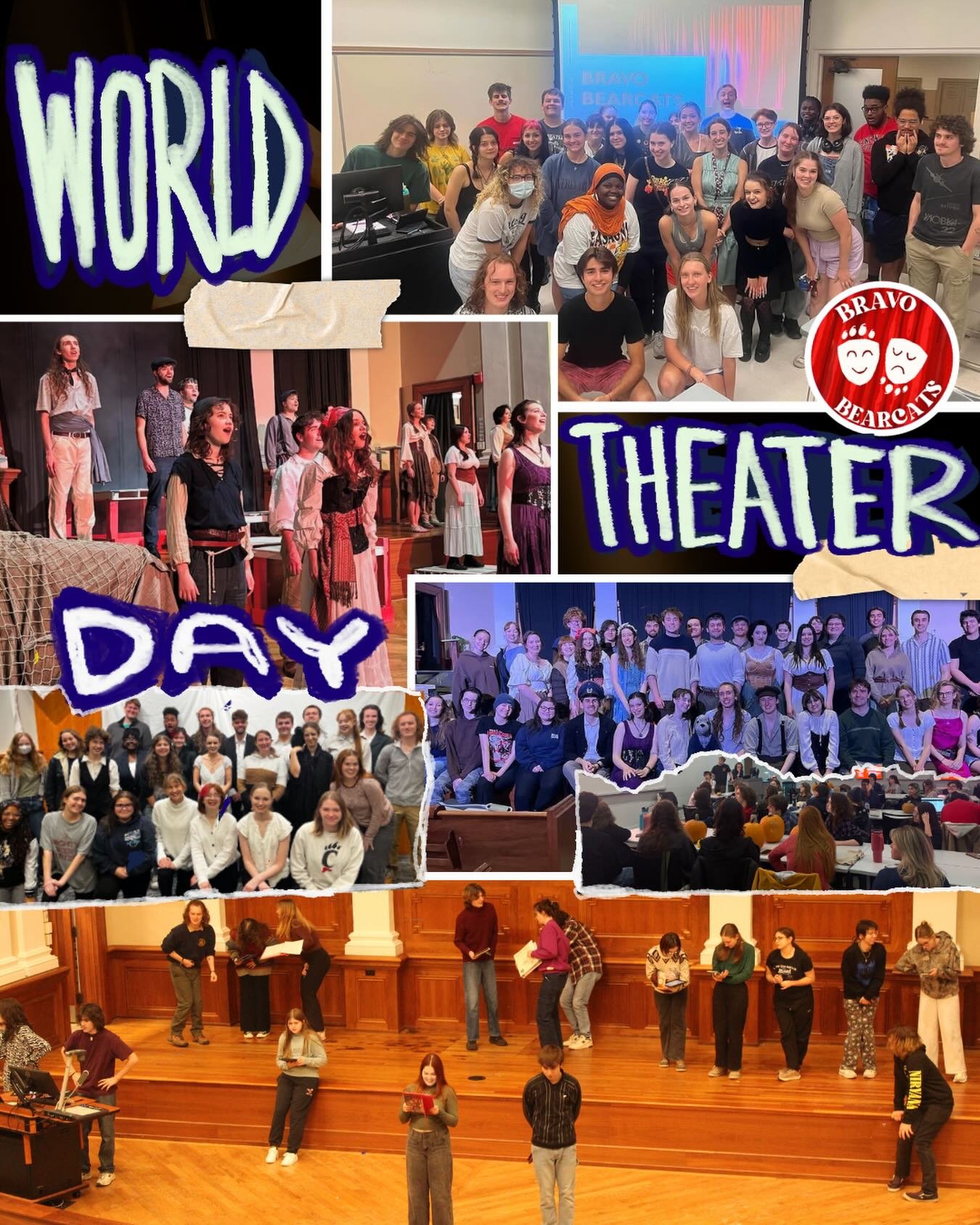 Happy World Theater Day!! The best way to celebrate?? Getting your FREE tickets to Urinetown in our bio RIGHT NOW!!! 

*DISCLAIMER*
Bravo Bearcats at the University of Cincinnati is registered with the University of Cincinnati.
Registration shall not